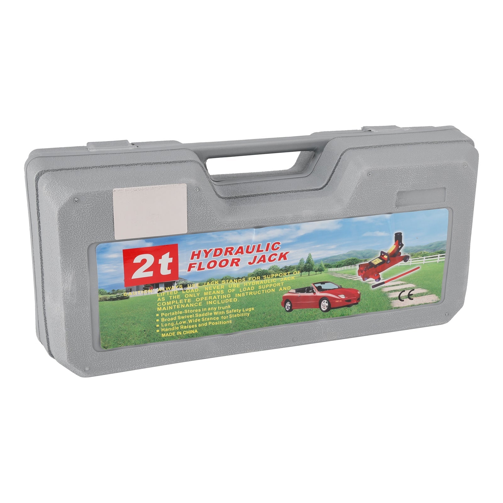 Low Profile Floor Jack 2 Ton (4400 lbs) 5.31"-12.8" Height Lifting