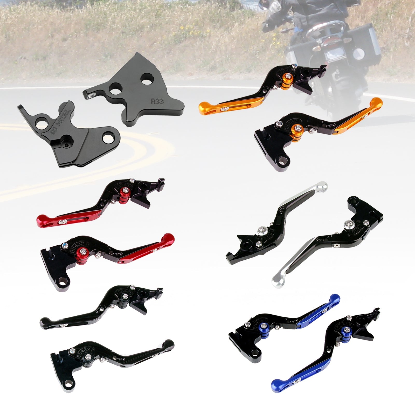 2005-2014 YAMAHA YBR125 Adjustable Clutch Brake Lever