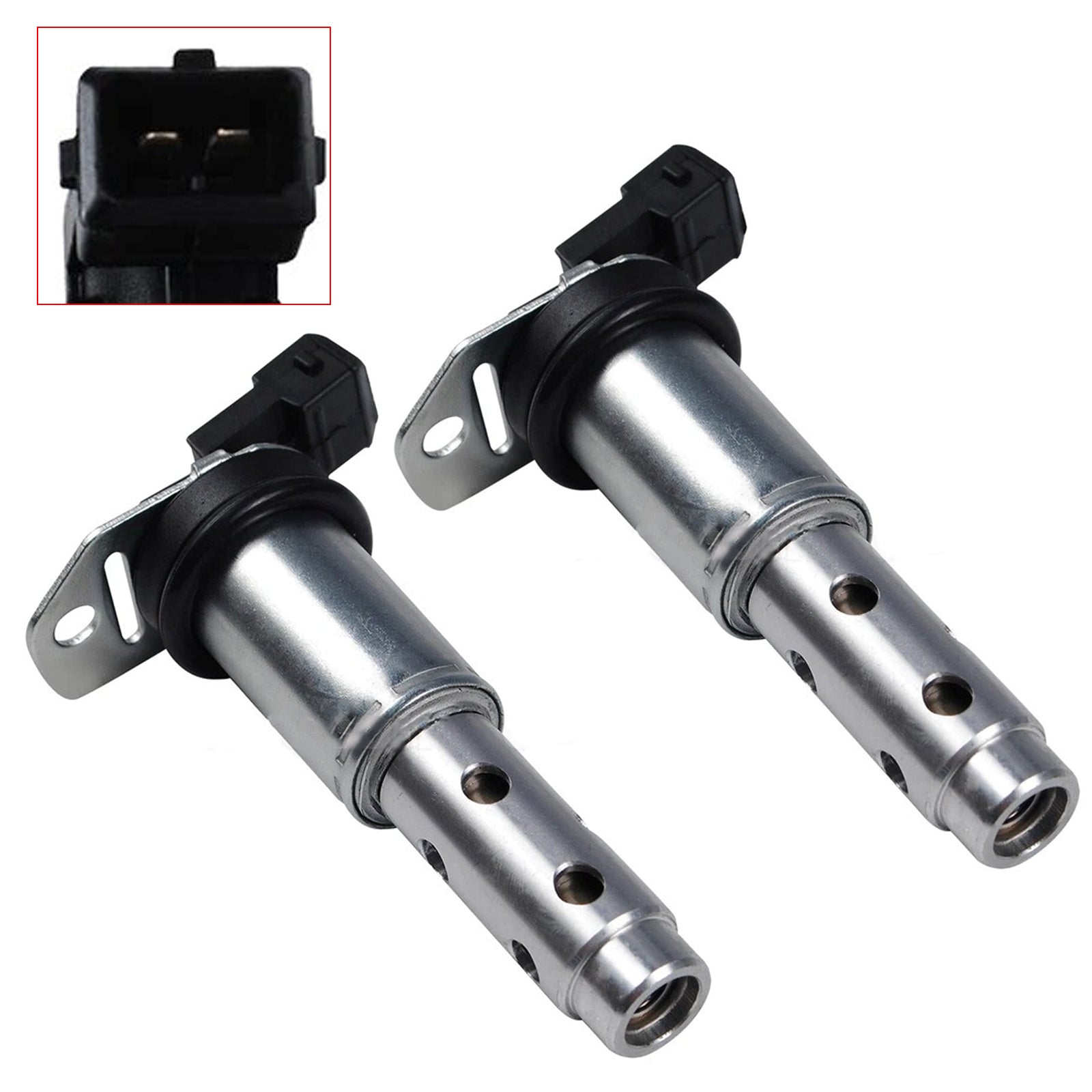2Pcs Oil Control Valve Timing VVT Solenoid 11367585425 For BMW 1 E81 2006-2012