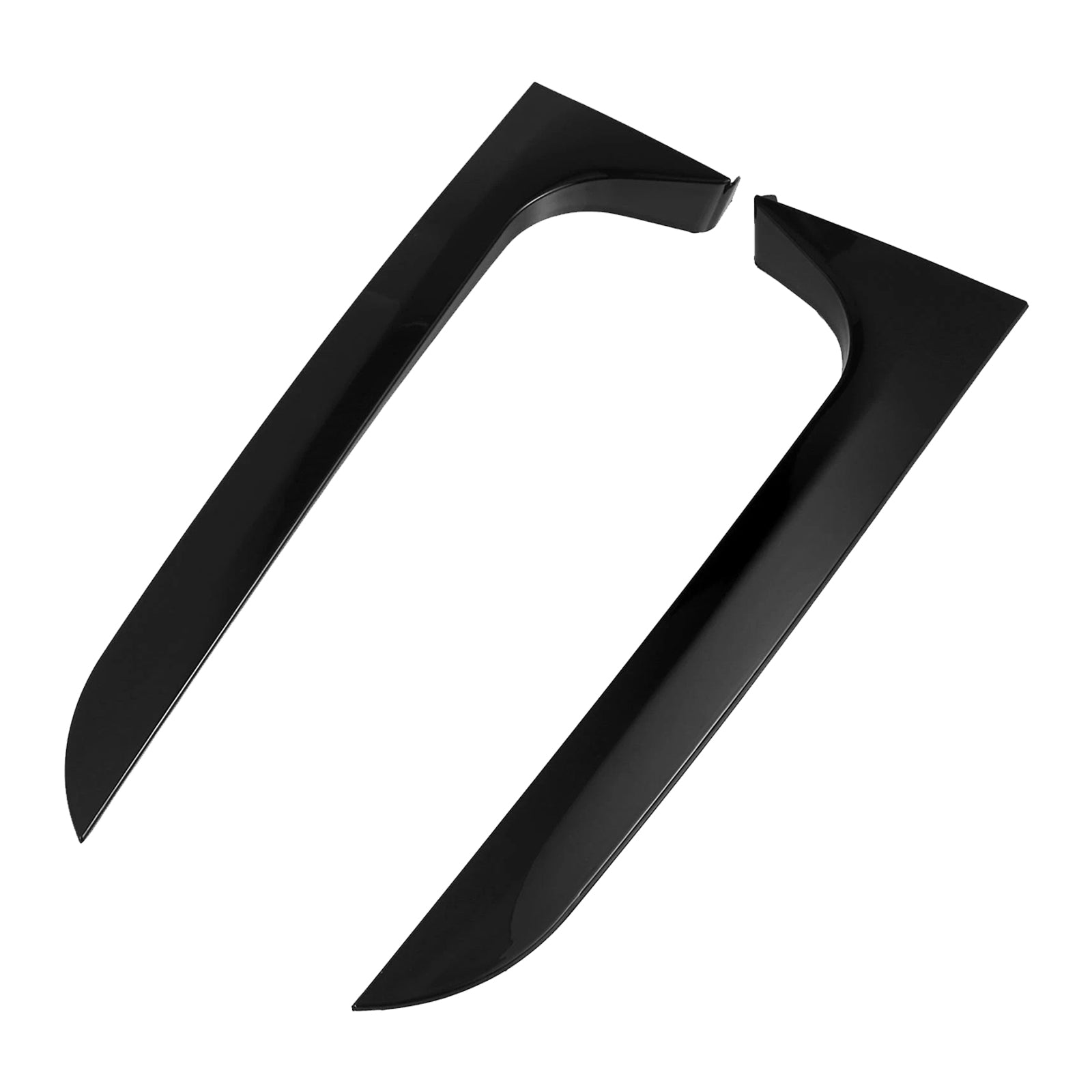 2012-2018 Audi A6 C7 Allroad Avant Gloss Black Pair Rear Window Side Wing Spoiler