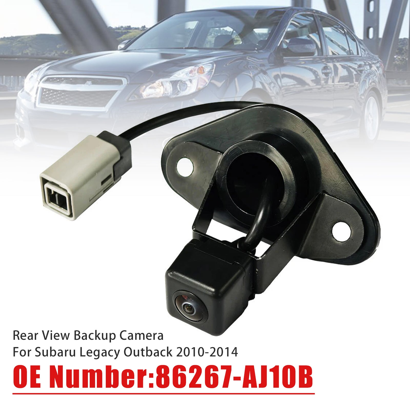 Rear View Backup Camera 86267-AJ10B For Subaru Legacy Outback 2010-2014
