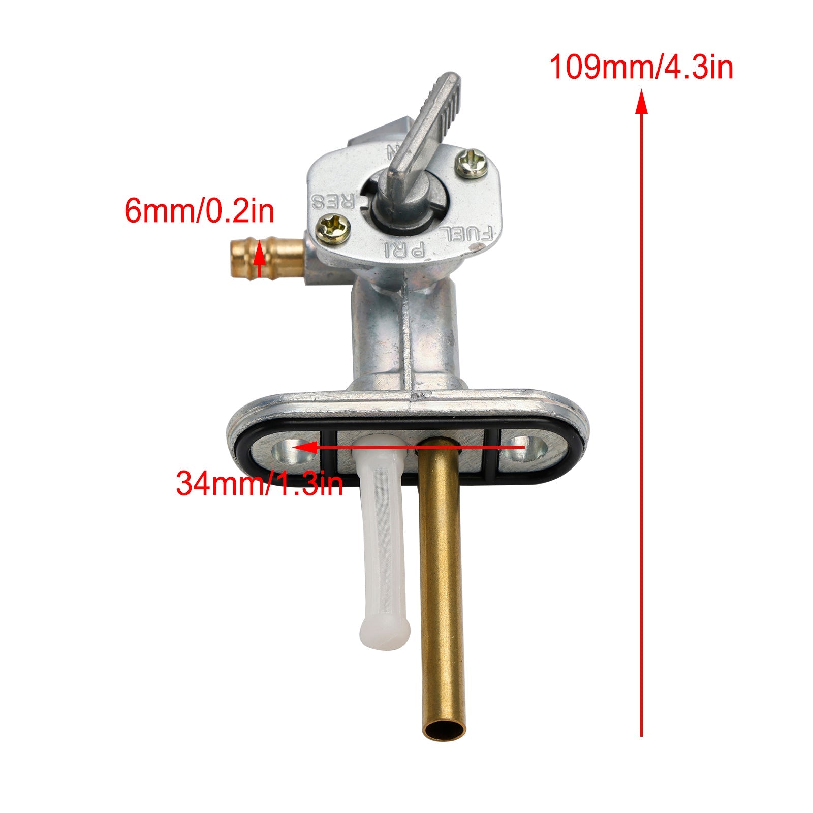 Gas Tank Fuel Cock Valve Petcock fit for SMC ATV RAM R100 Hornet 100 Jumbo 300