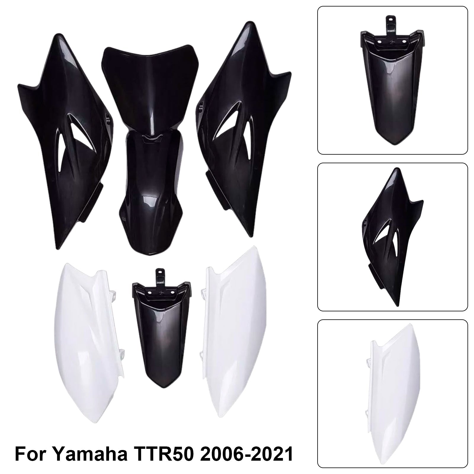 2006-2021 Yamaha TTR50 Body Plastic Kit Front Rear Fender Fairing