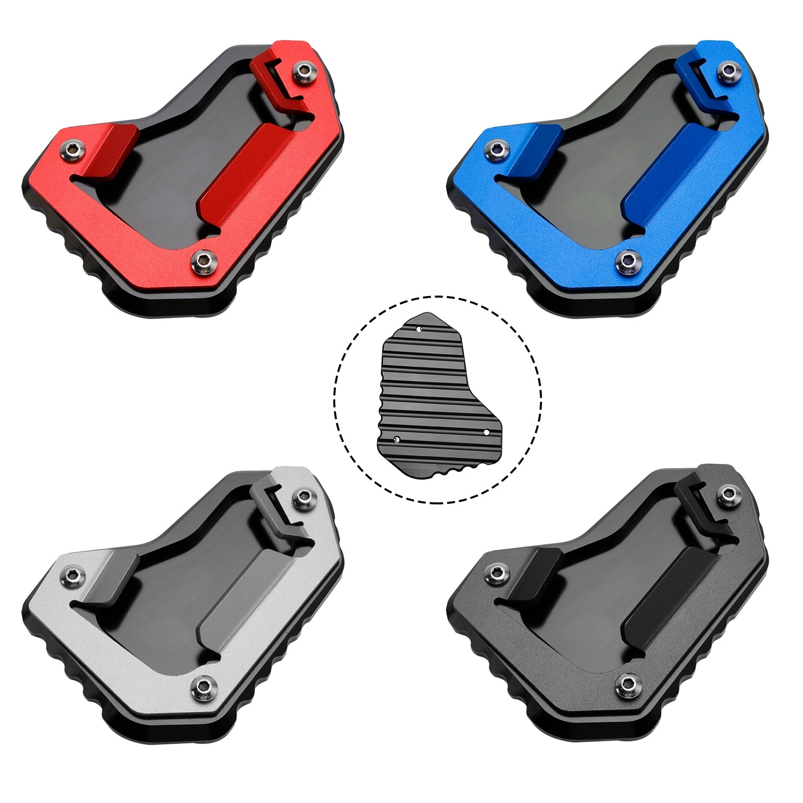 Tiger 1200 Explorer (V13VG) 2012-2015에 맞는 플레이트 패드 확대 플레이트 패드 확대