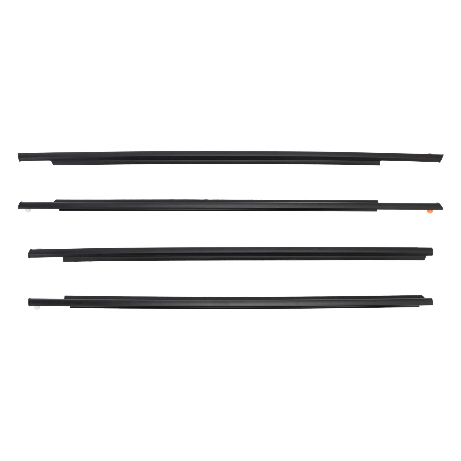 2004-2009 Toyota Prius 4PCS Door Glass Belt Outer Molding Weatherstrip