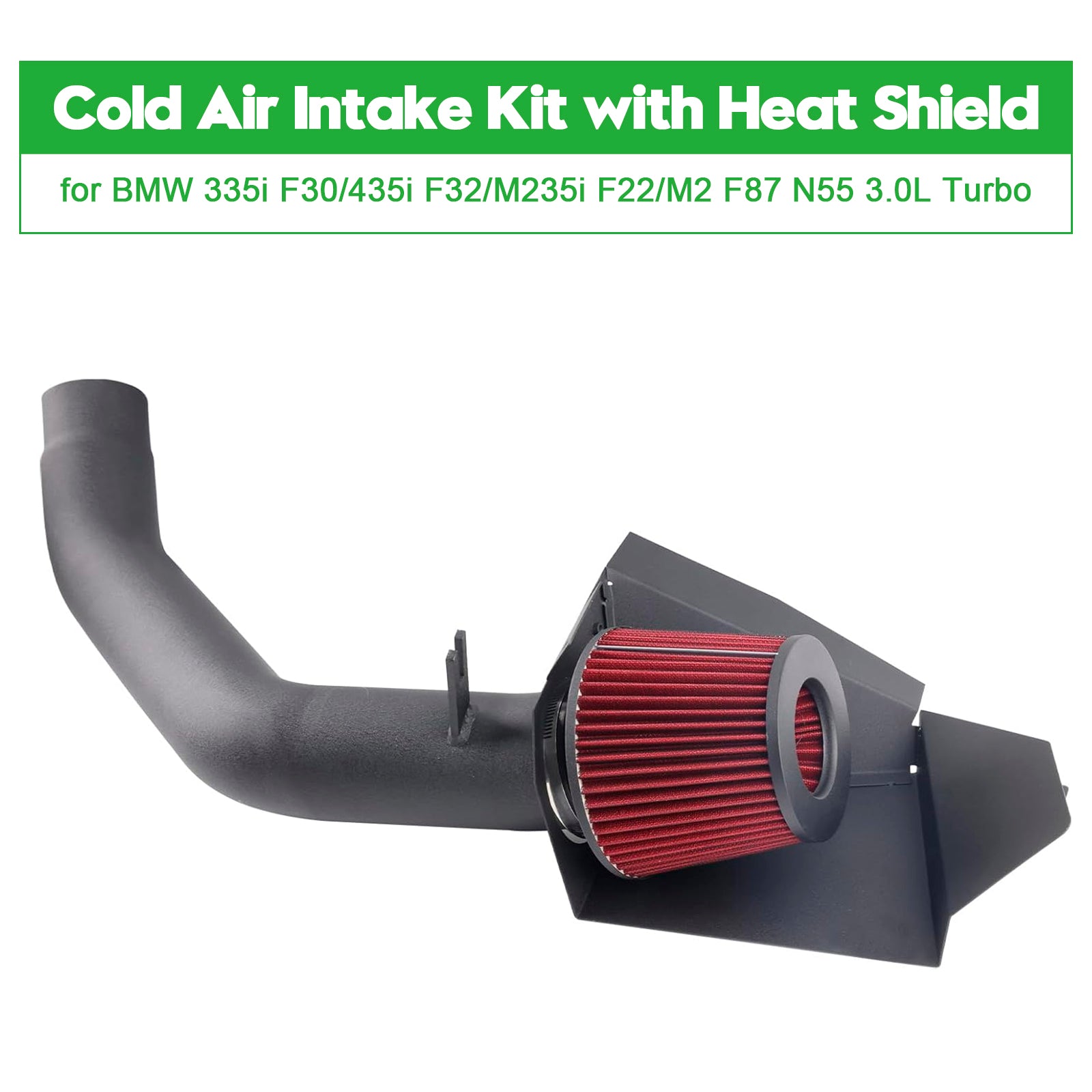 2012-2016 BMW F30 335i/xDrive/GT N55 3.0L Cold Air Intake Kit