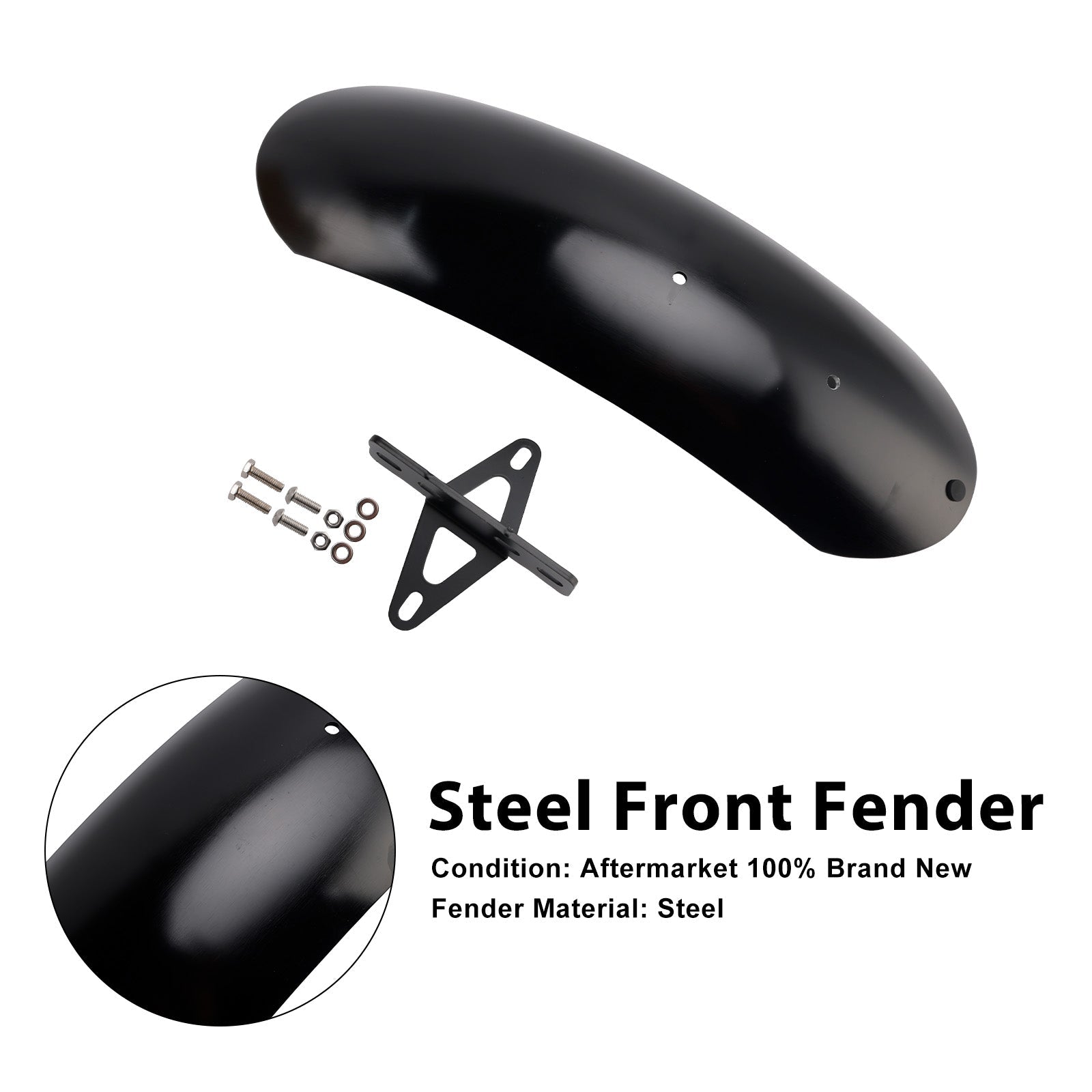 Steel Front Fender Fit For MOTO GUZZI V7 II Stone Classic Special 10-16