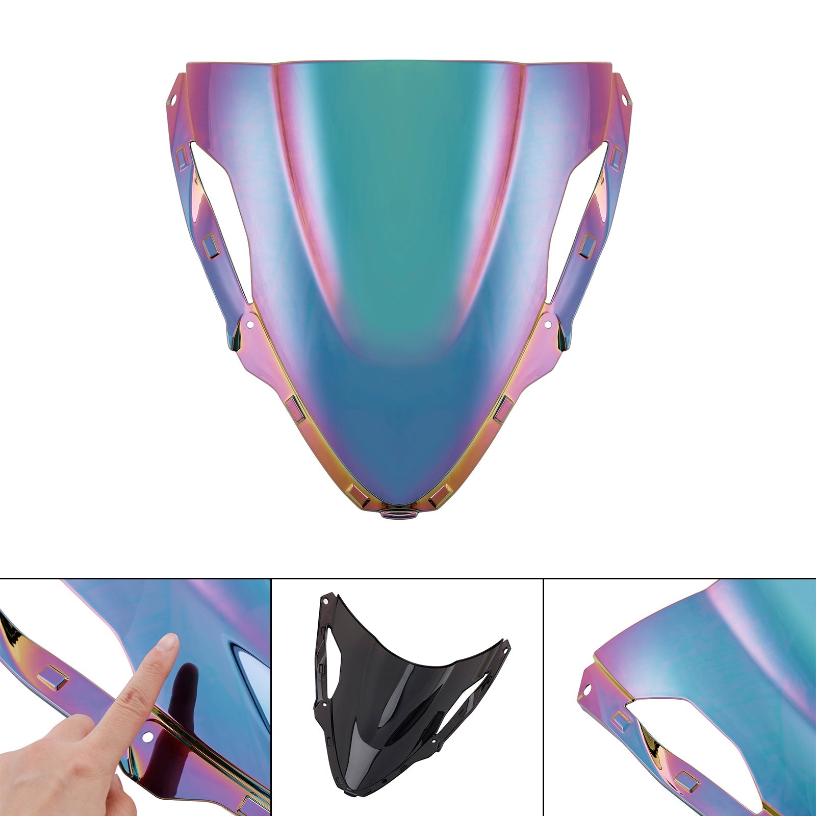 Windshield Windscreen for Kawasaki ZX6R 636 2024-2025