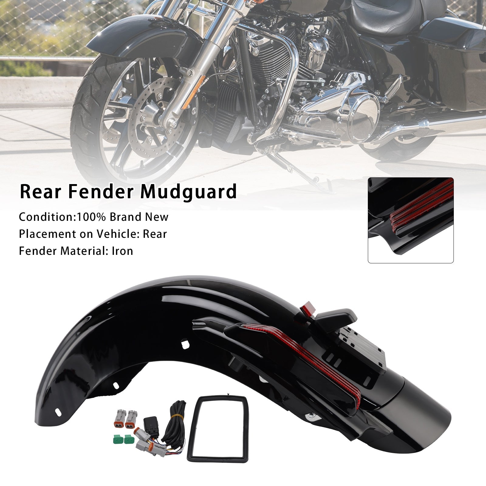 2024-2025 Harley Touring Road Glide FLTRX Rear Fender System
