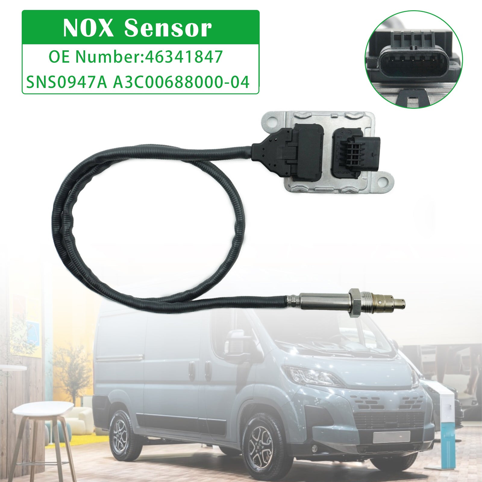 NOX Sensor A3C00688000 for Fiat Ducato Bus 2019.05- 180 Multijet 2,3 D SNS0947A