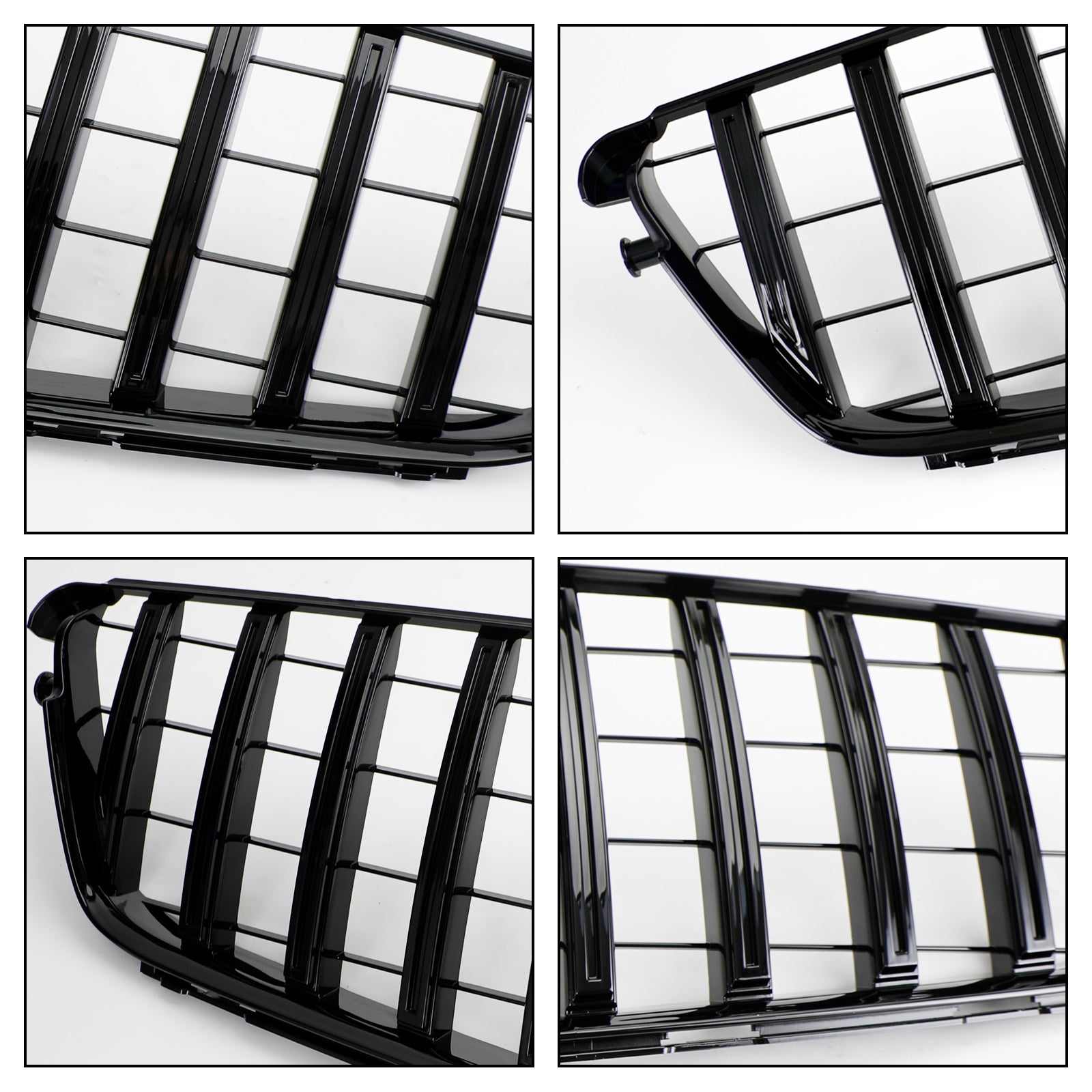GTR Style Front Bumper Grille Grill Fit Benz C-Class W204 C300 C350 2008-2014