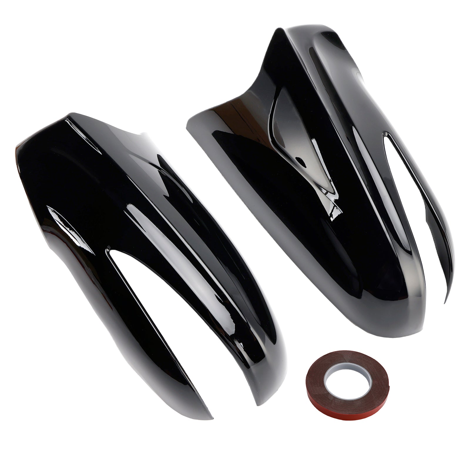 2009-2012 Lexus LS460 LS600h Side Mirror Covers Rearview Housing Black 8794A53411A0