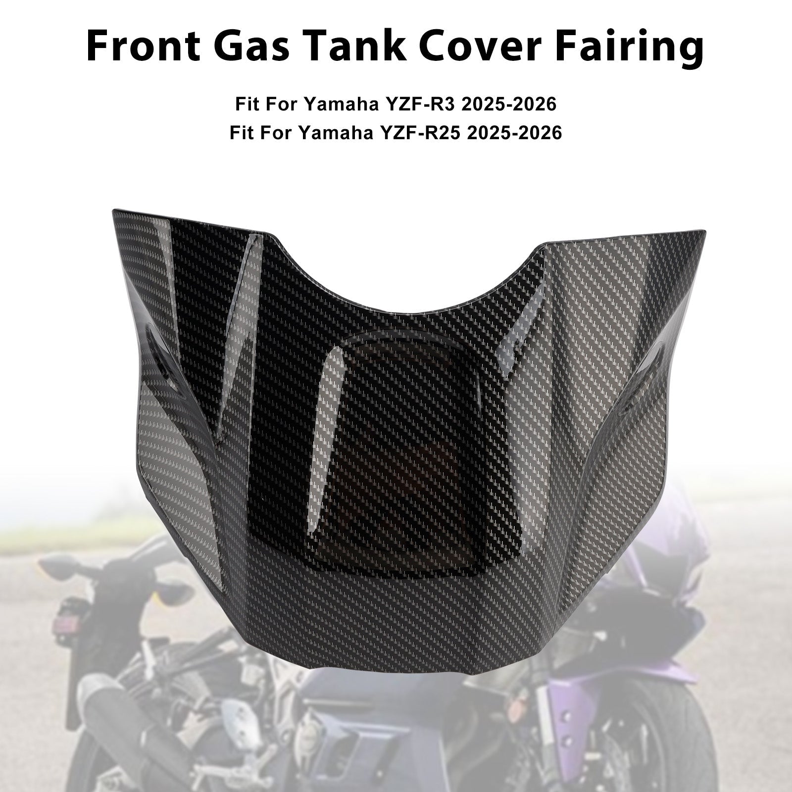 2025-2026 Yamaha YZF-R3 R25 Front Gas Tank Cover Fairing