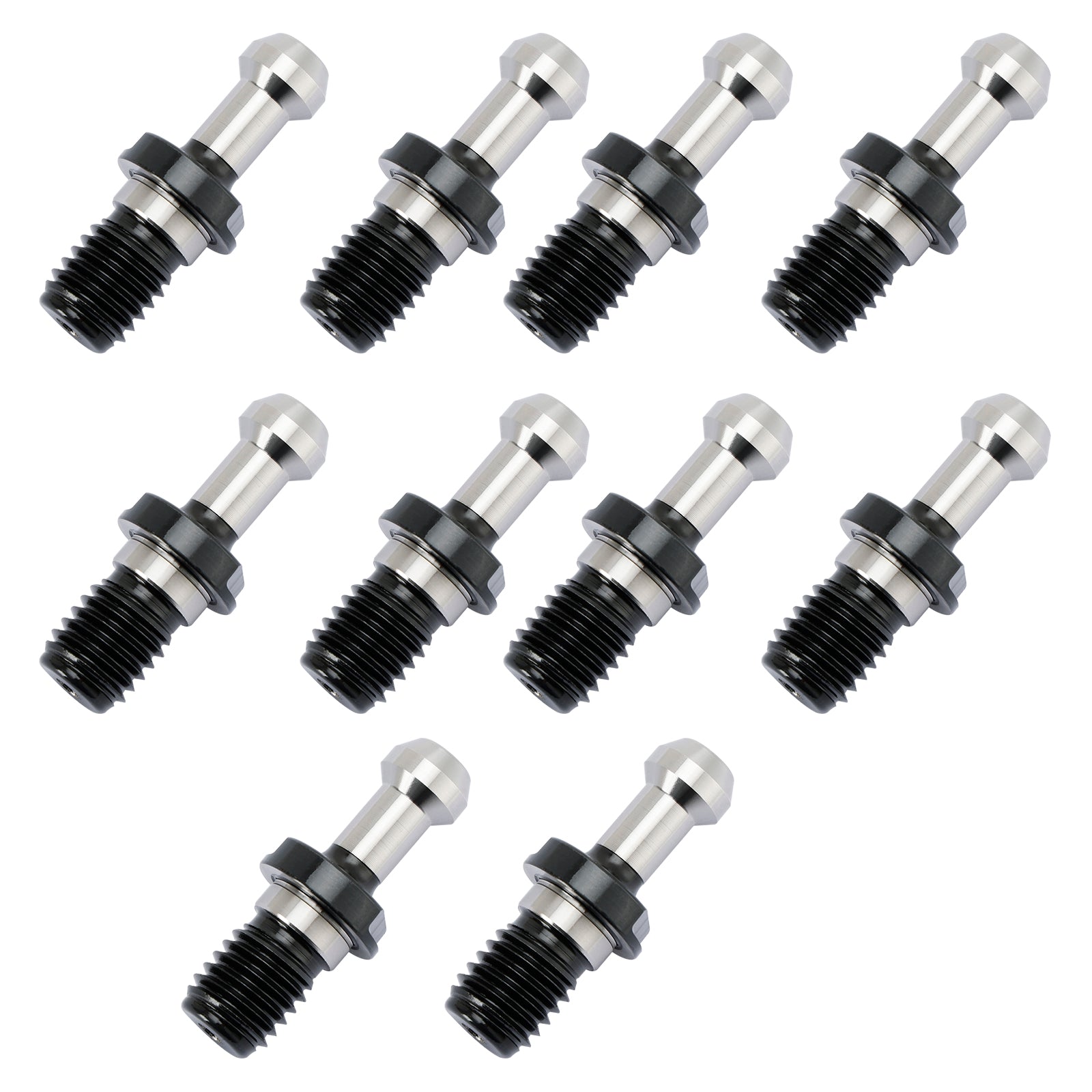 10Pcs CAT40 45~ Pull Stud Retention Knob Fits For Any Haas CAT40 CNC Silver