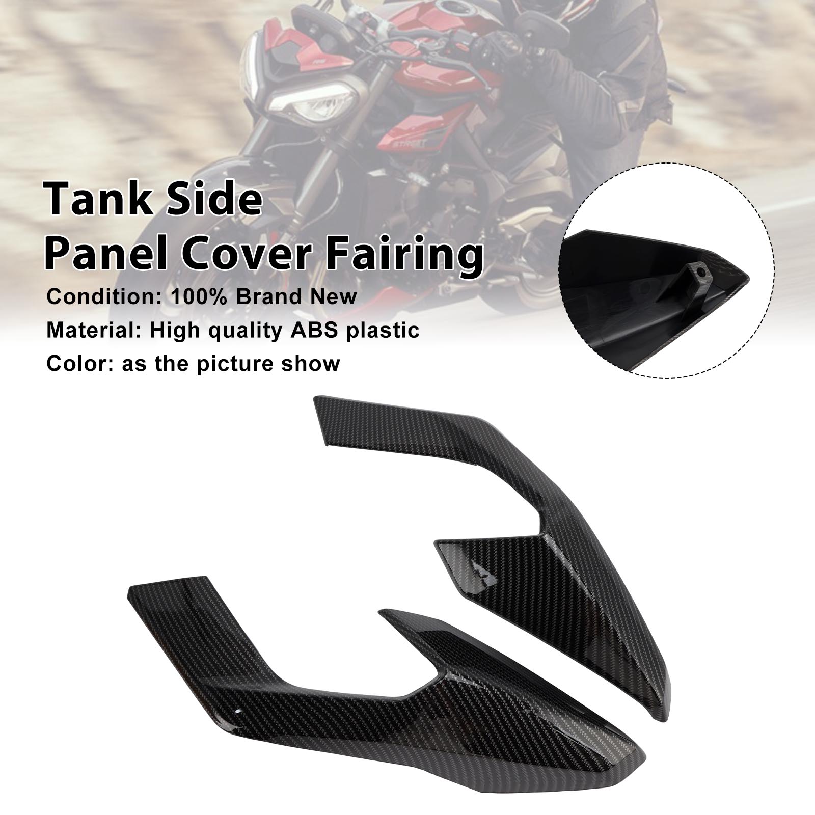 2023-2025 Street Triple 765 R/RS Tank Side Cover Panel Fairing