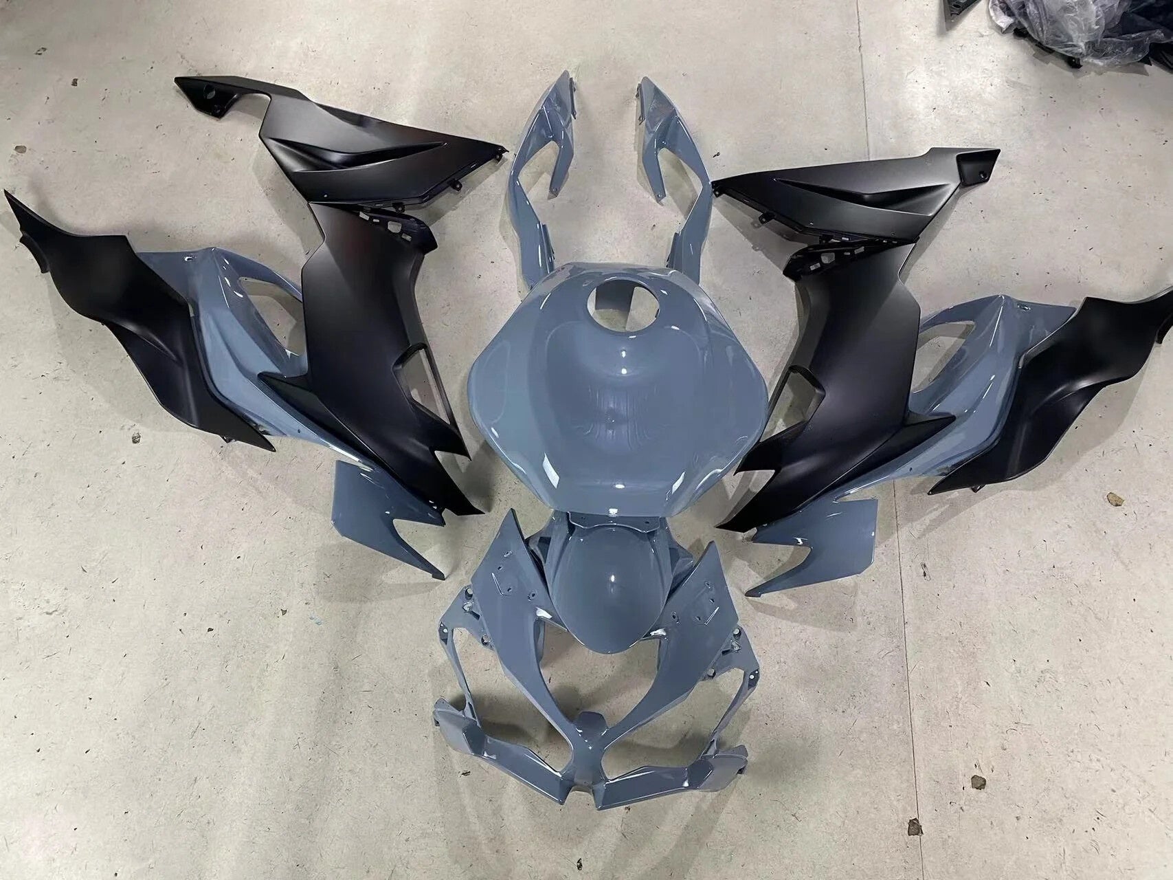 Injection Fairing Kit Bodywork Plastic ABS fit For Kawasaki ZX6R 2019-2023