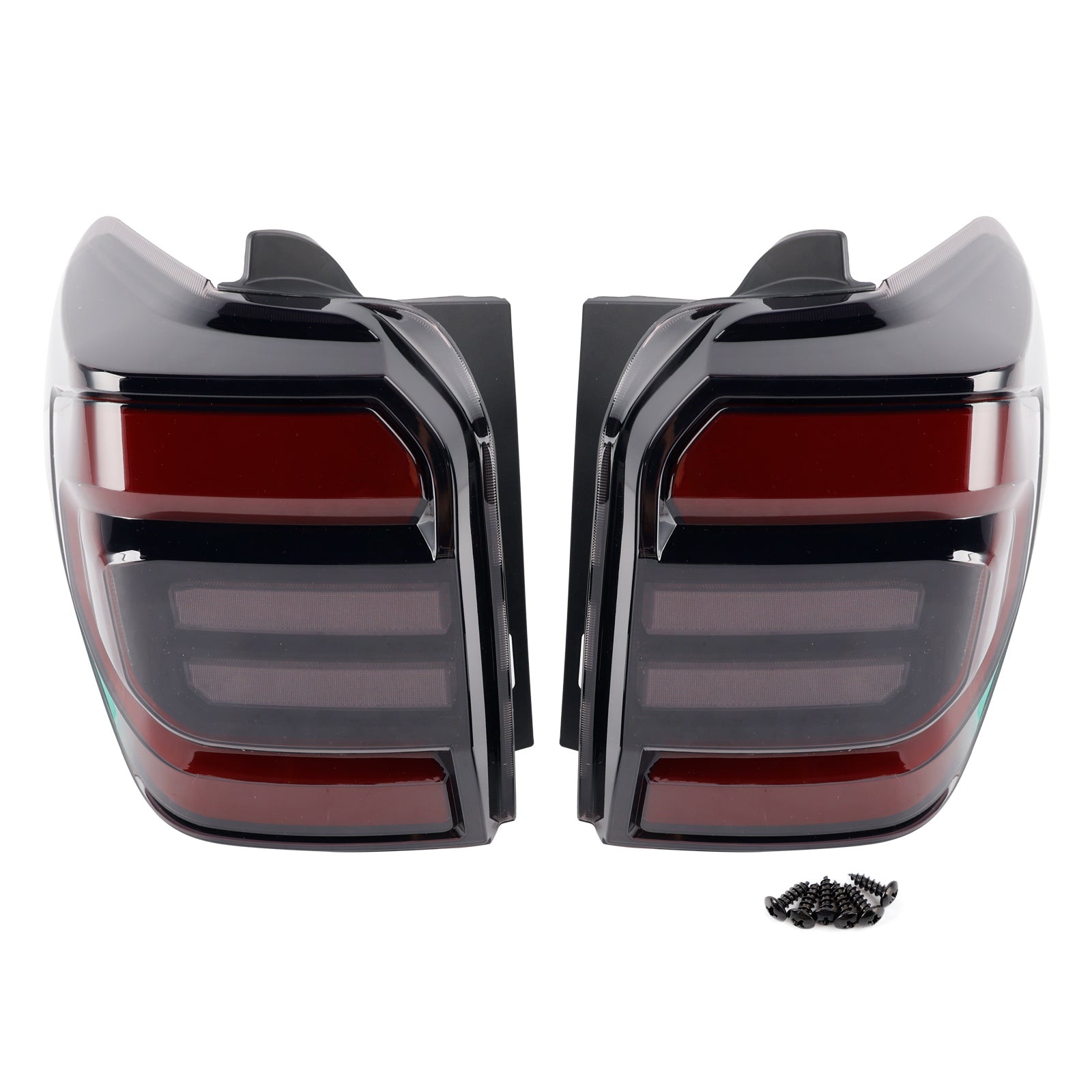 Black Animation Sequential Rear Lamp For Toyota 4Runner 2010-2024 2PCS LED Tail Lights 12W