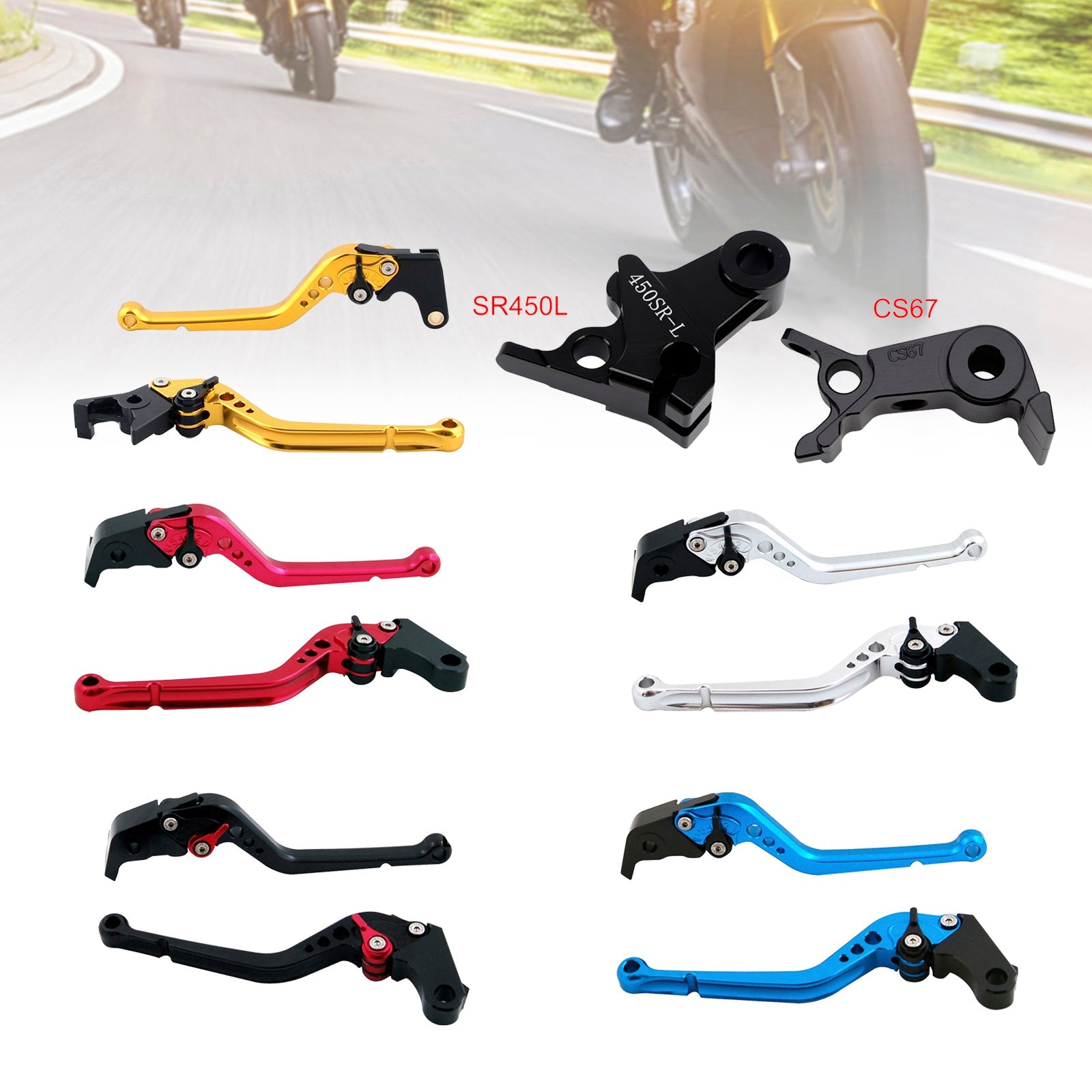 Long Clutch Brake Lever fit for VOGE DS900X 900DSX 2024-2026