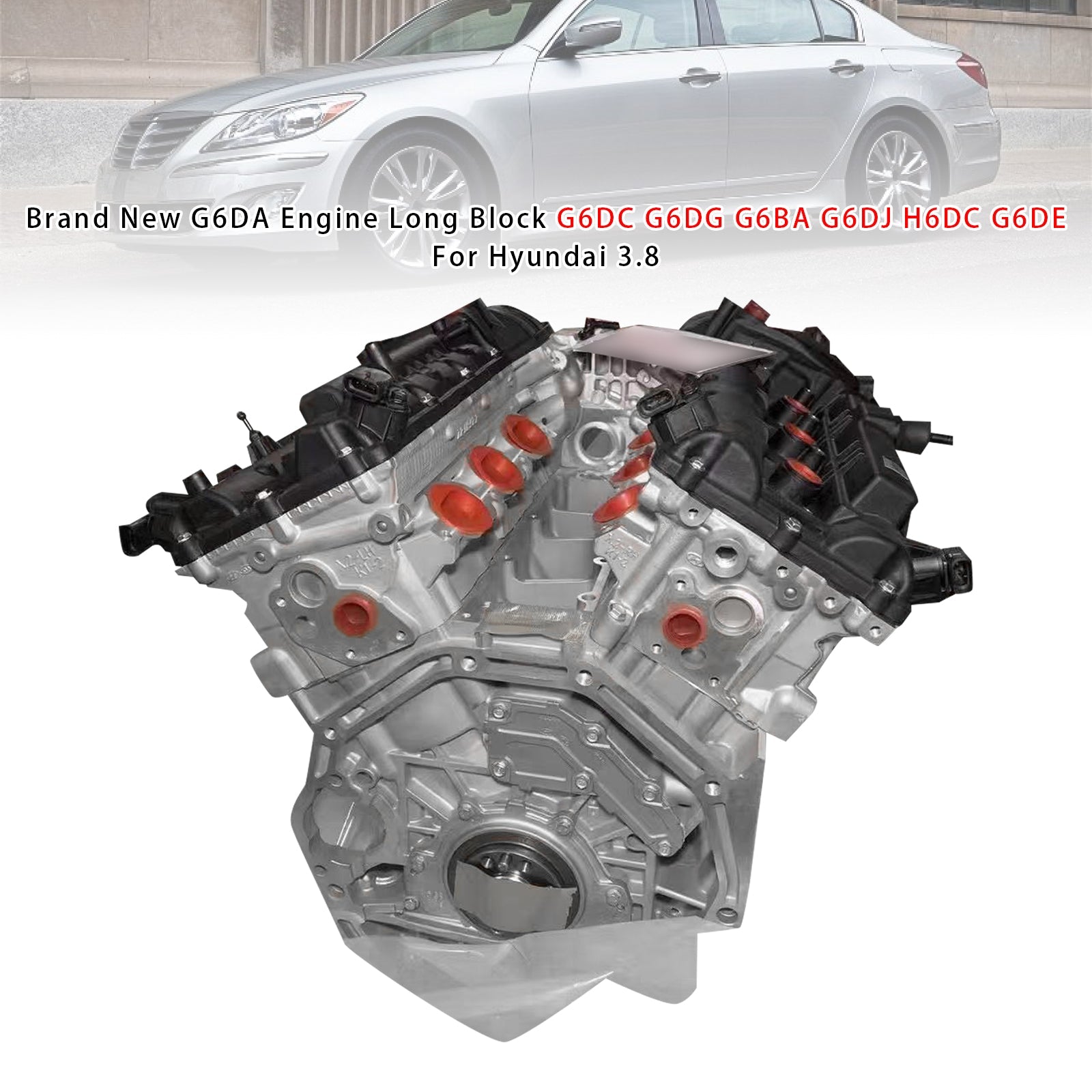 Brand New G6DA Engine Long Block G6DC G6DG G6BA G6DJ H6DC G6DE For Hyundai 3.8