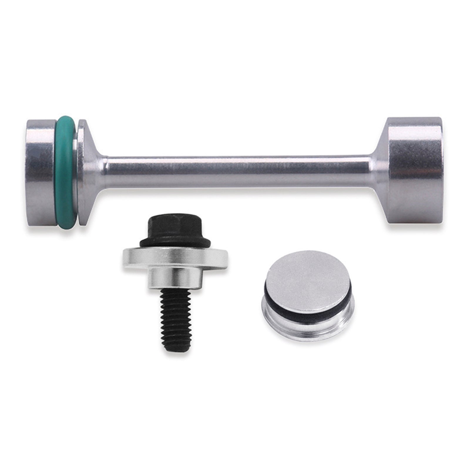 Oil Diverter Barbell & Oil Tube Hold Down& Front Gallery Plug for GM LS
