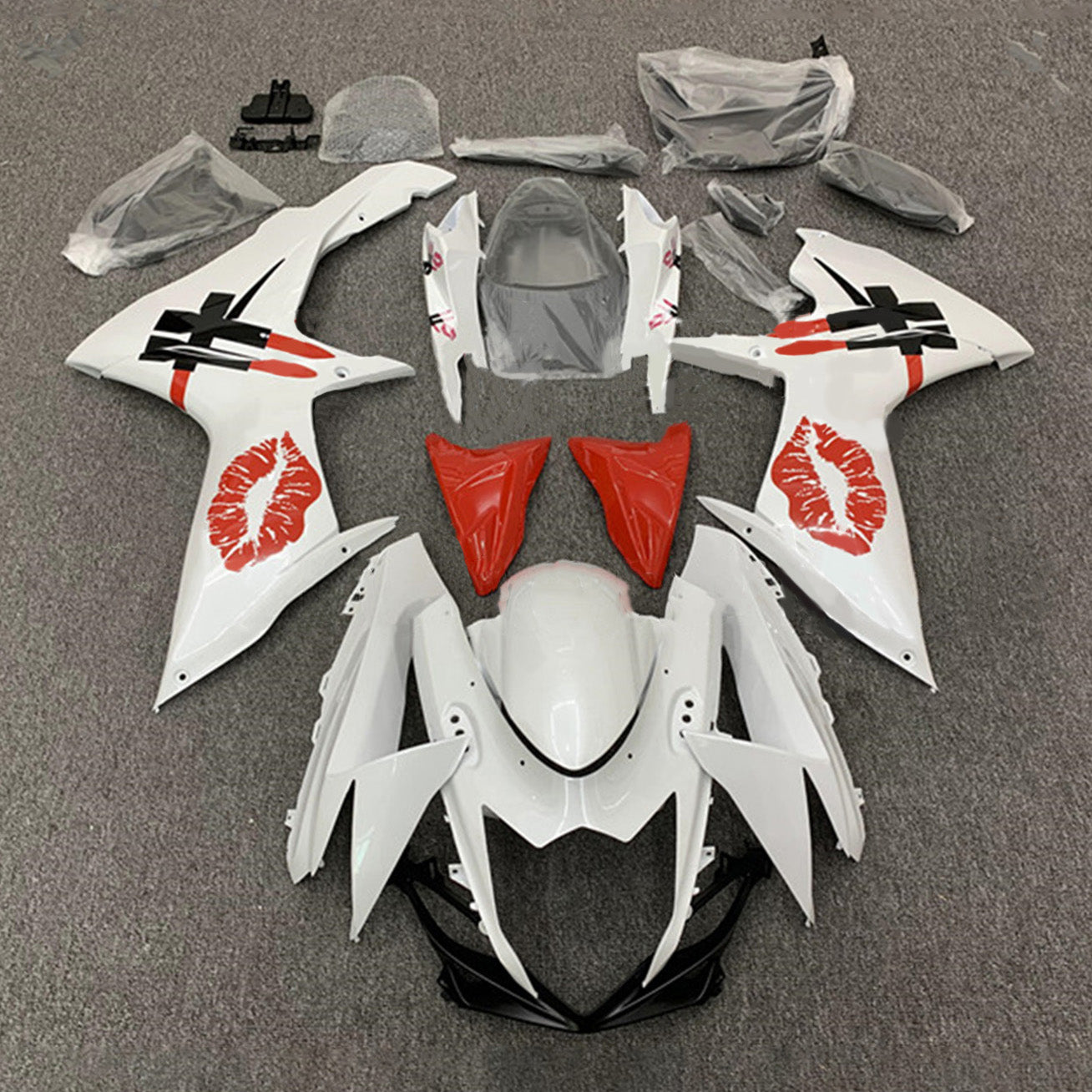 Amotopart Suzuki GSXR 600/750 2011-2025 K11 Fairing Kit Bodywork Plastic ABS