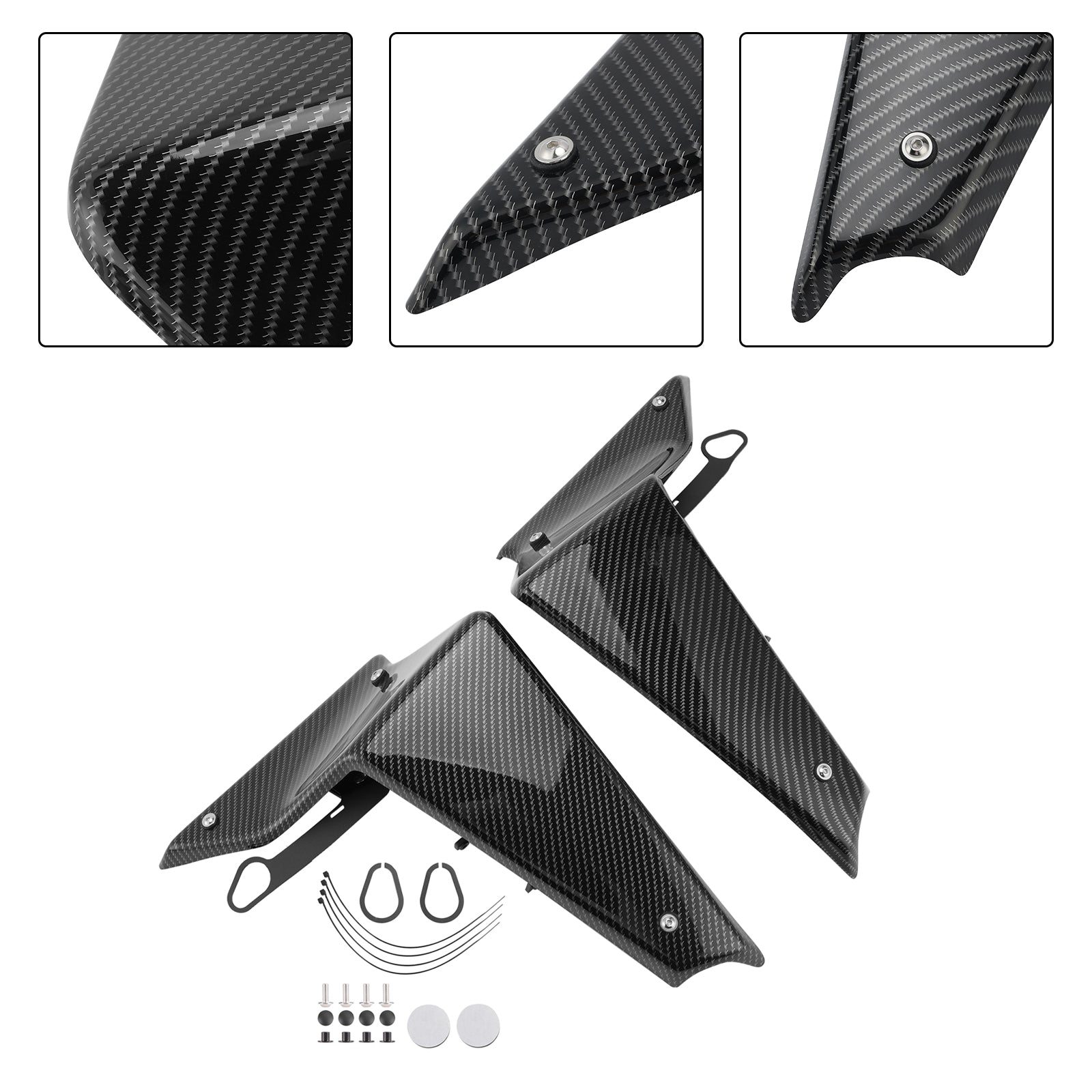 2021-2022 야마하 MT-09 SP FZ09 사이드 스포일러 공기역학적 윙 디플렉터