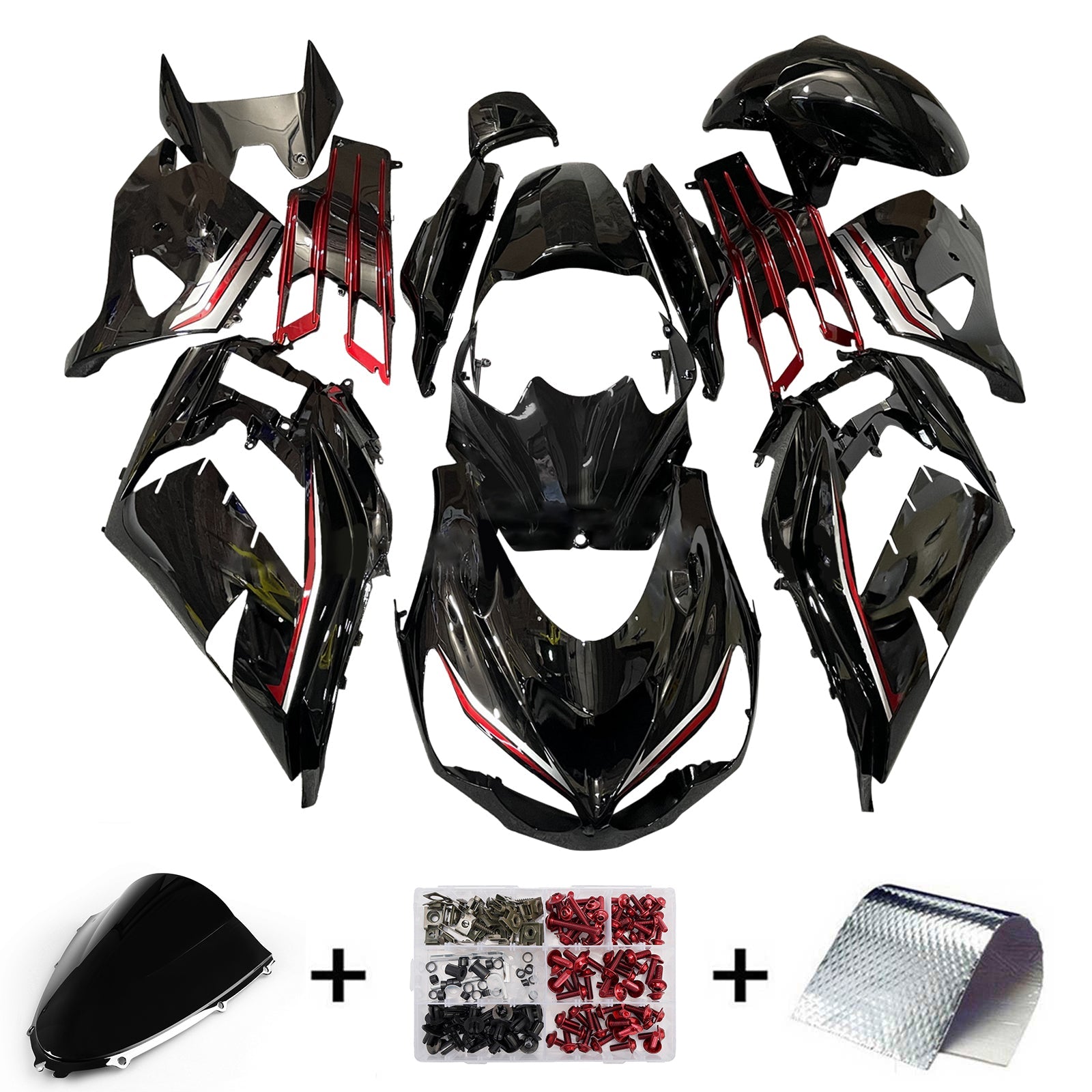 Injection Fairing Kit Bodywork fit For Kawasaki ZX14R ZZR1400 2012-2025