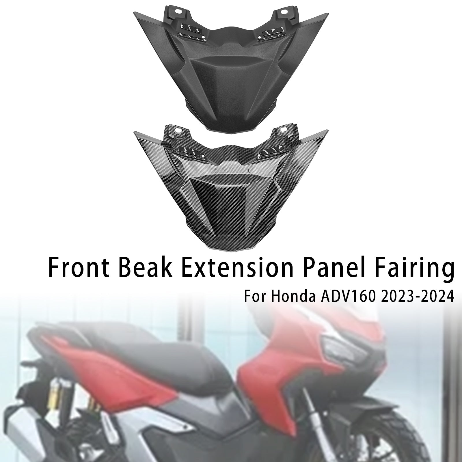 Front Beak Extension Nose Panel Fairing For Honda ADV 160 2023-2024
