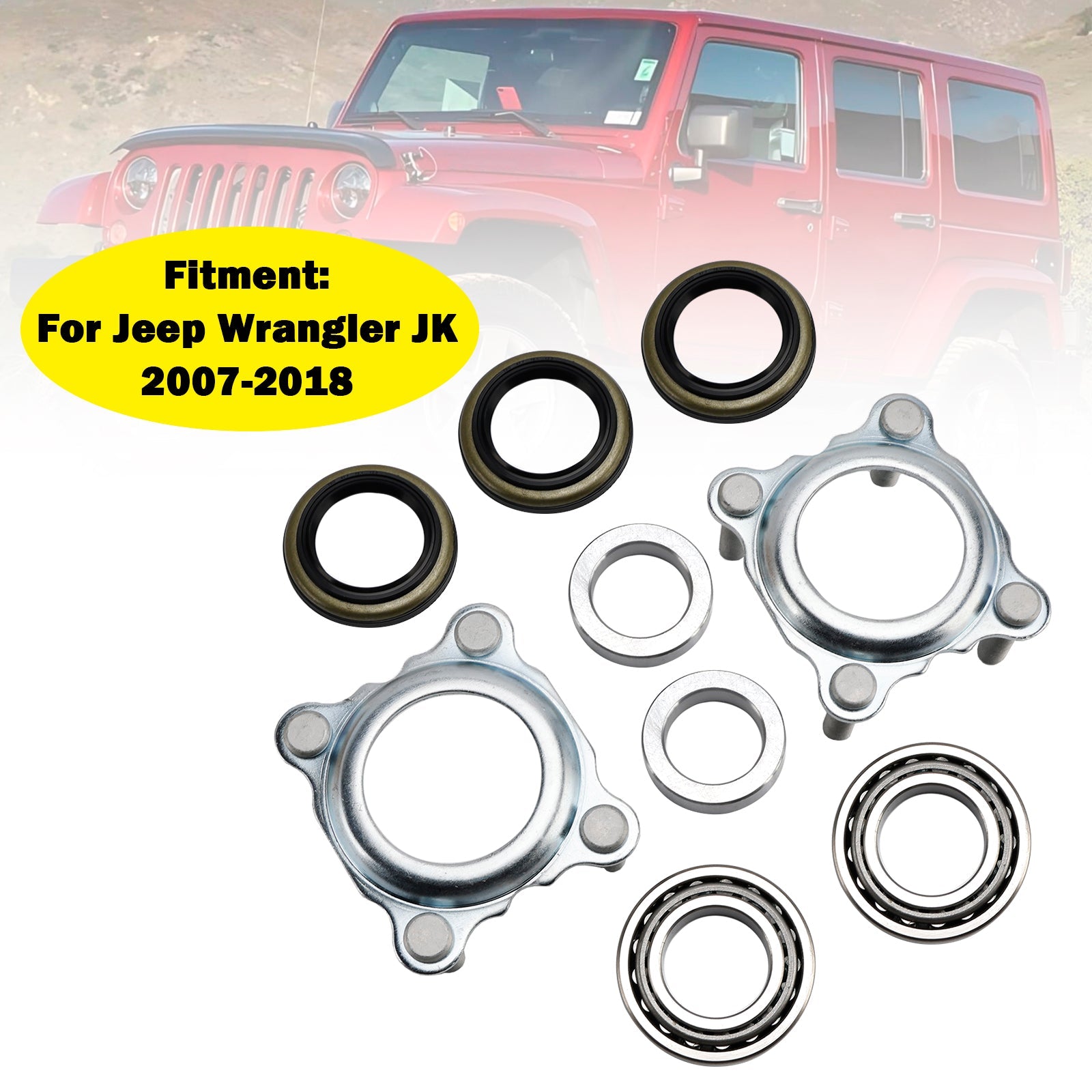 2007-2017 Jeep JK Wrangler Both Side Rear Axle Bearing Seal Kit 68003270AA