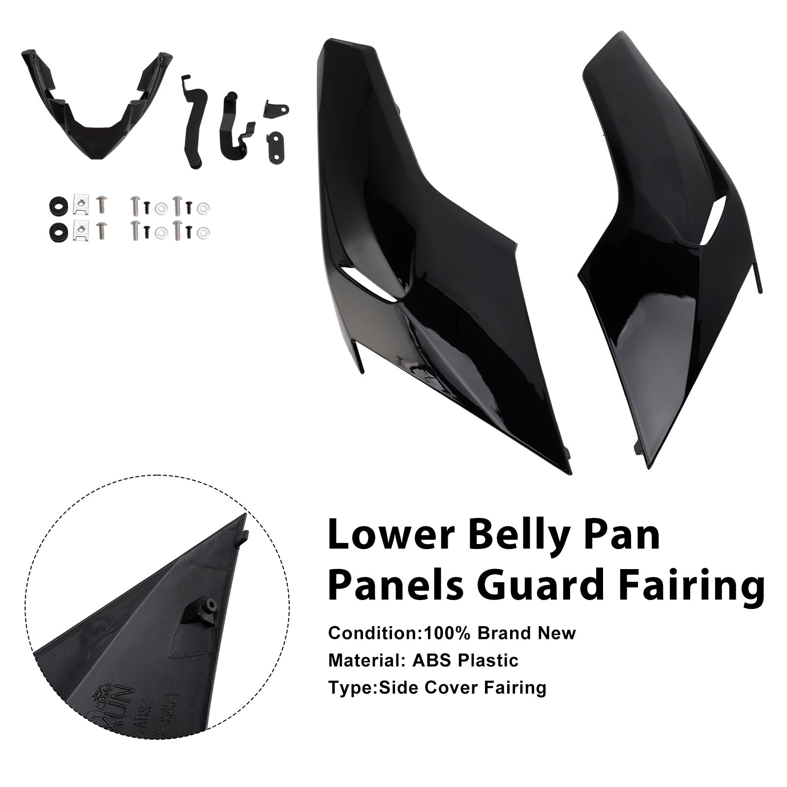 Lower Belly Pan Panels Guard Fairing For Street Triple 765 R/RS 2020-2022