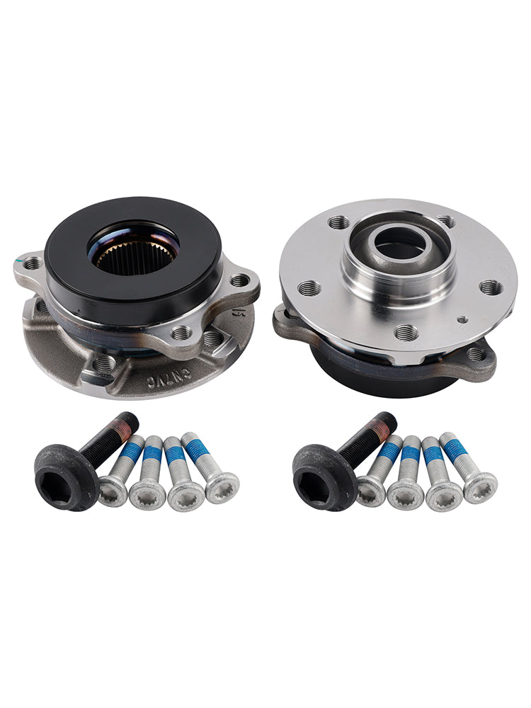 Audi A4 8K A6 C7 A5 8T A8 4H Q5 2x Front Wheel Hub Flange+Bearing+Bolts Kit 4H0498625D