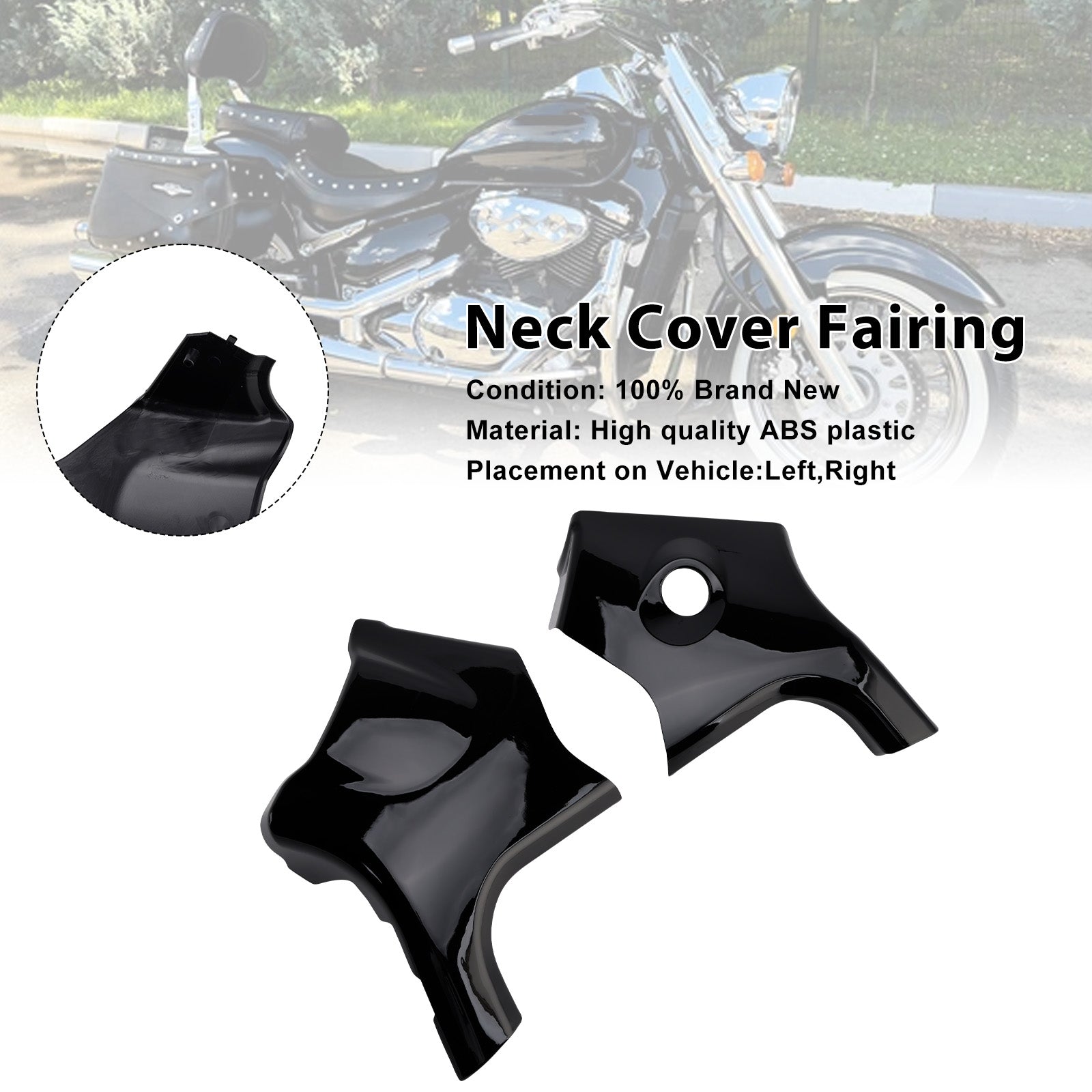 2001-2004 Suzuki Volusia VL400/800 models ALL Neck Cover Fairing