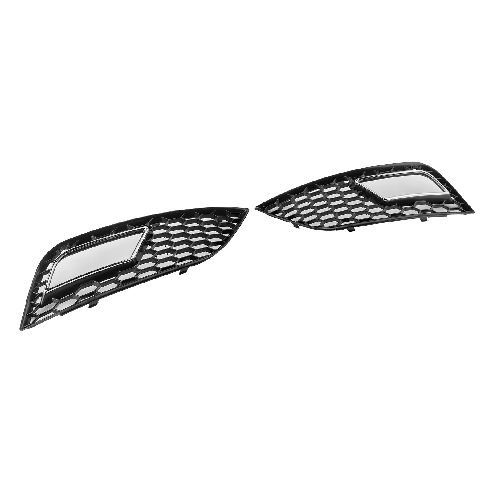 2013-2015 Audi A4 B8.5 Honeycomb Style Fog Light Cover Standard Bumper