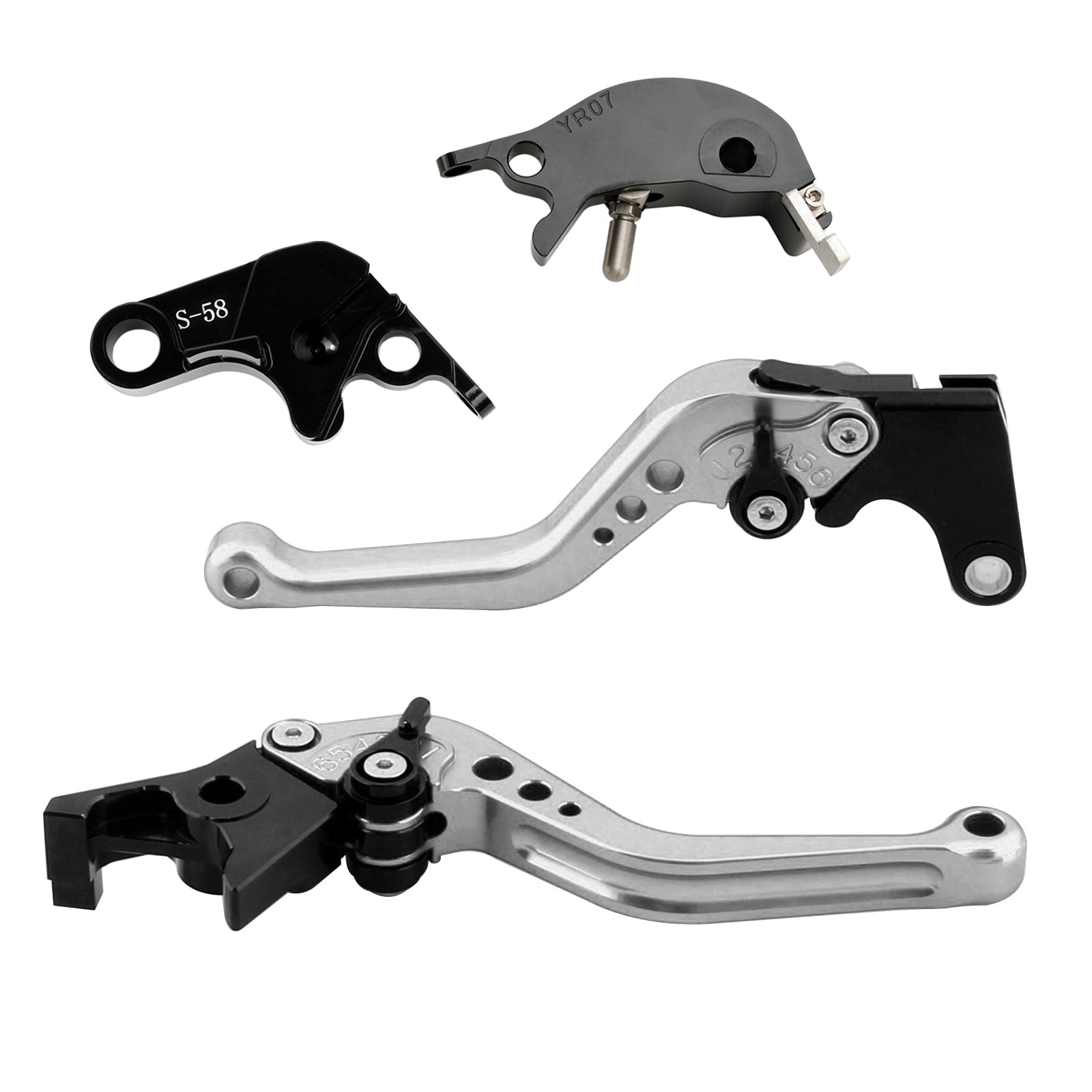 NEW Short Clutch Brake Lever fit for YAMAHA YZF R7 MT-10/SP FZ-10/SP 2022-23