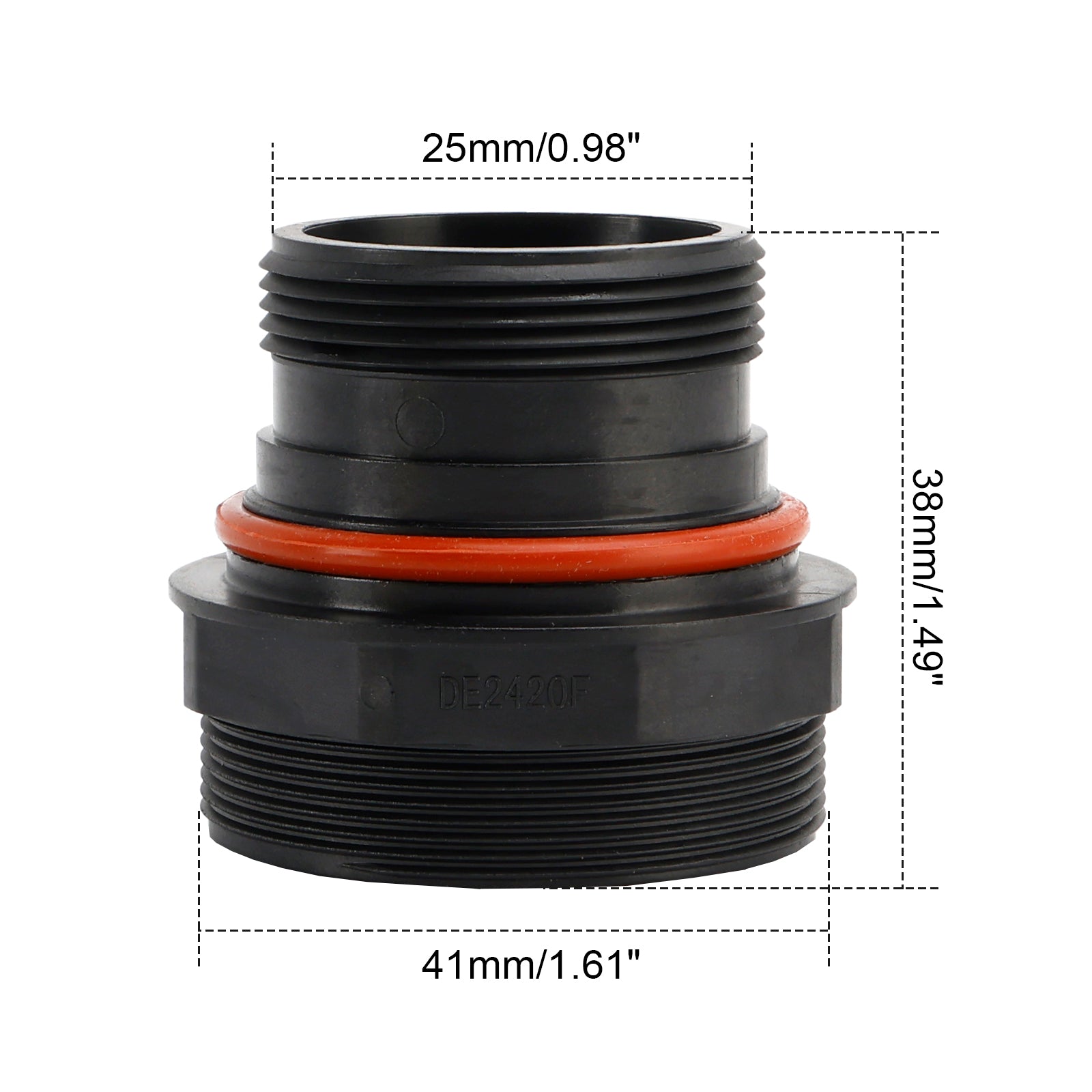 DEX2420F Bulkhead Fitting Replacement for Select Hayward Filters