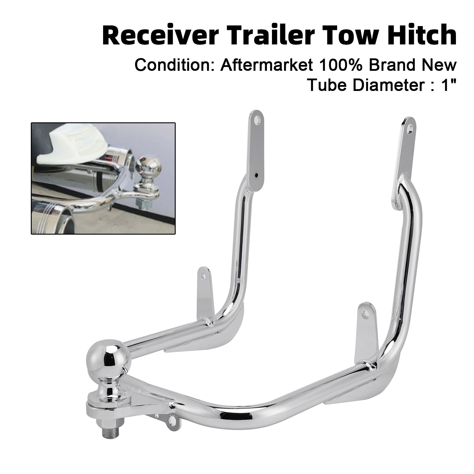 2009-2023 Harley CVO Road Glide /ultra /FLTRUSE Receiver Trailer Tow Hitch