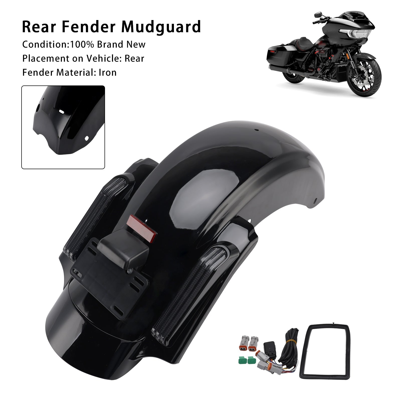 2023-2025 Harley Touring CVO Road Glide FLTRXSE FLTRXSTSE Rear Fender System