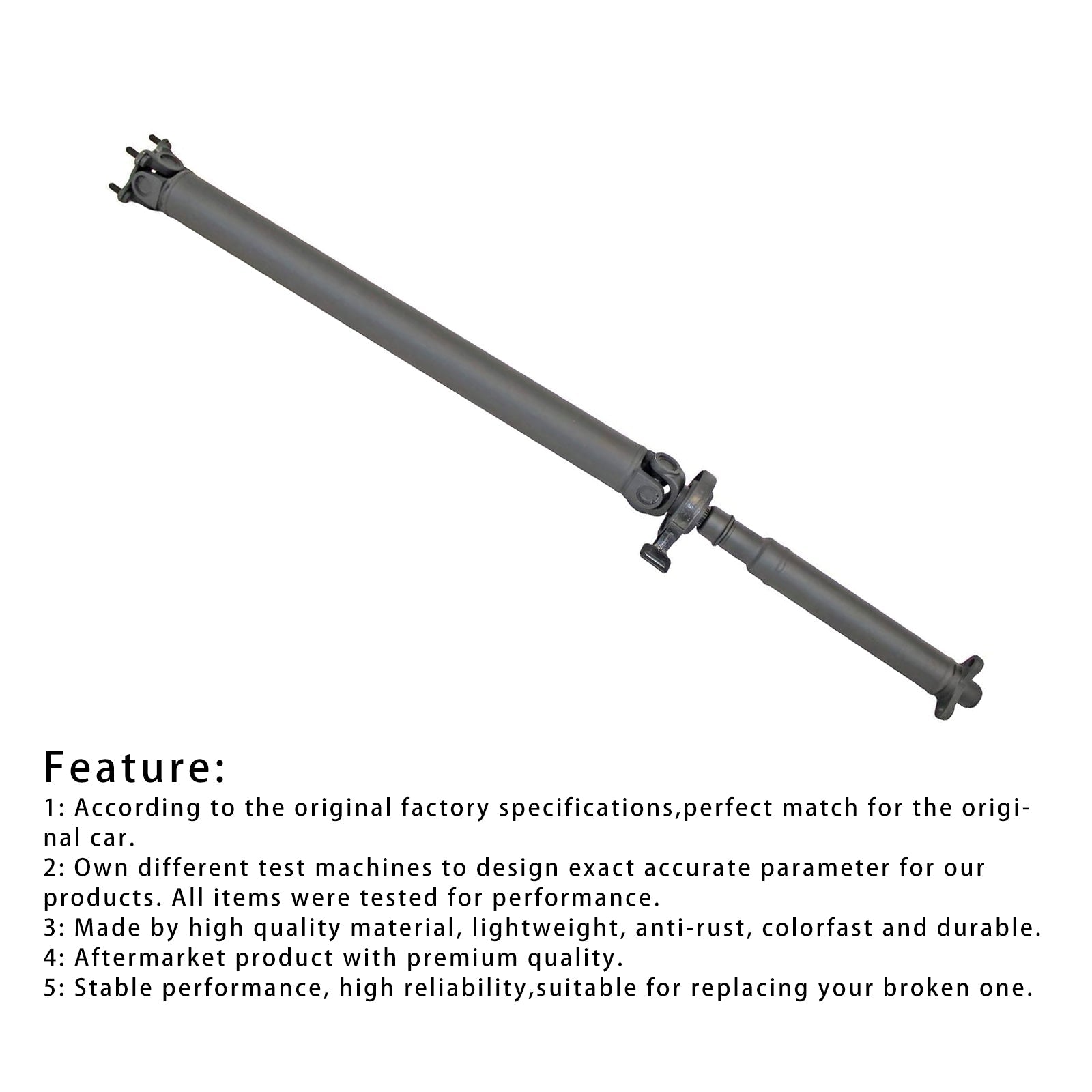 1995-1999 BMW 318ti E36 Rear Side Manual Transmission Rear Driveshaft Prop Shaft Assembly 26111227937