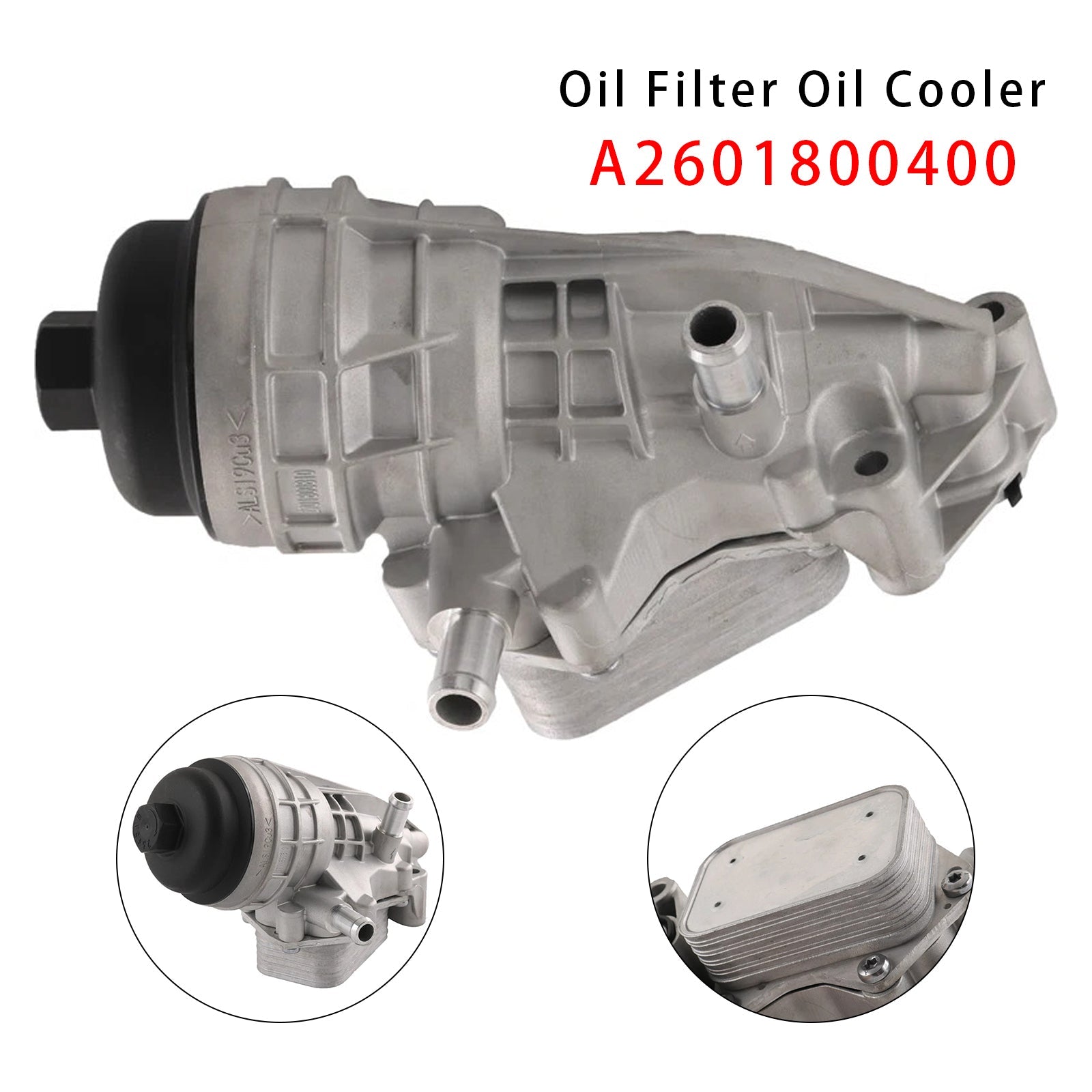 Engine Oil Filter Oil Cooler Assembly A2601800400 For Mercedes-Benz