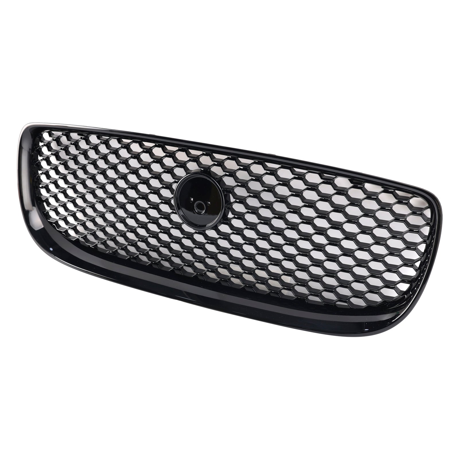 Gloss Black Honeycomb Front Bumper Grille Grill Fit Jaguar XE 2015-2018