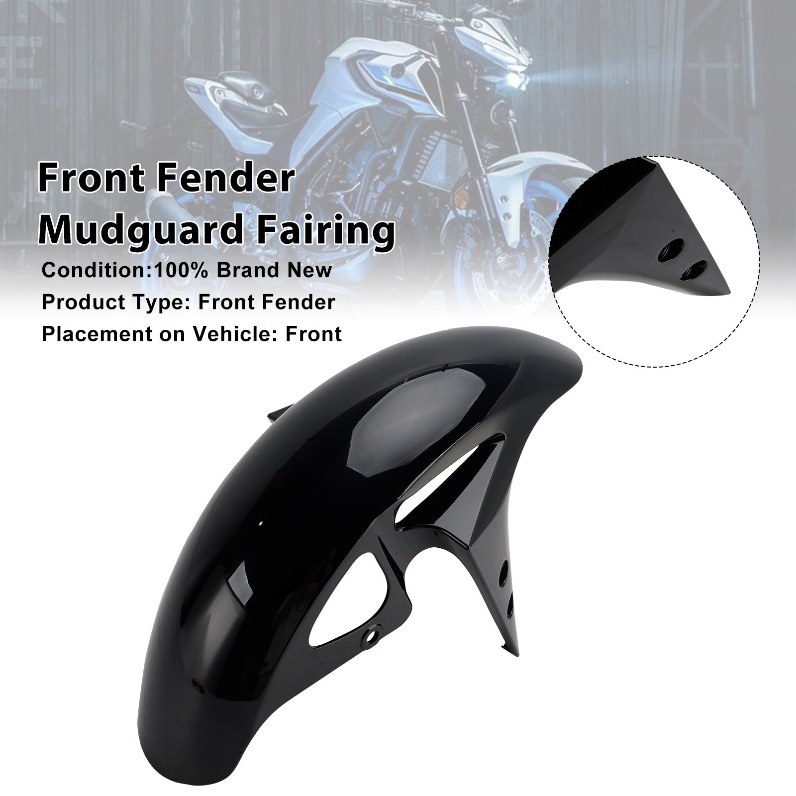 2025-2026 Yamaha YZF-R3 YZF R25 MT-03 Front Fender Mudguard Fairing