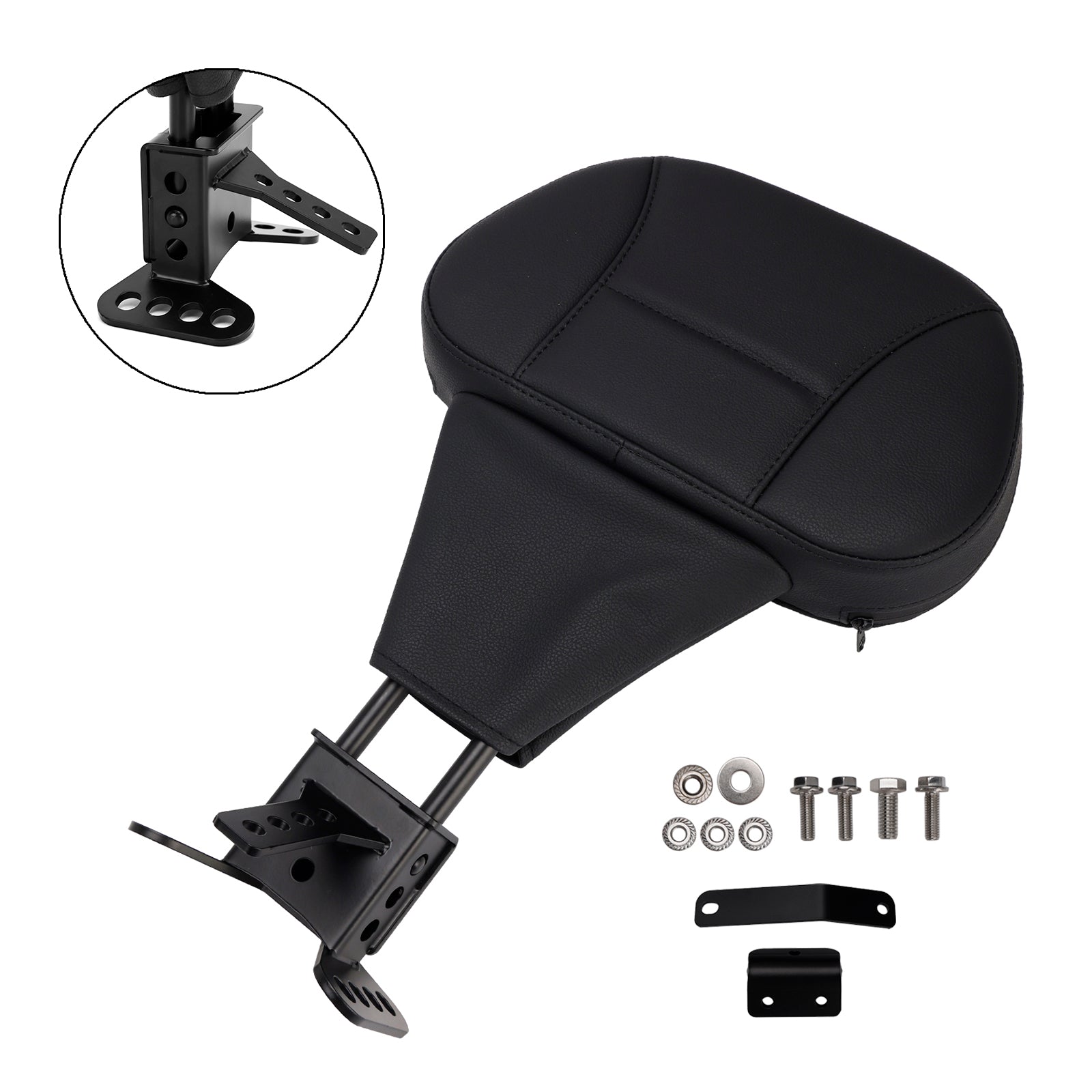 Driver Backrest pad fit for Street Electra Road Glide Road King Tri Glide 09-25