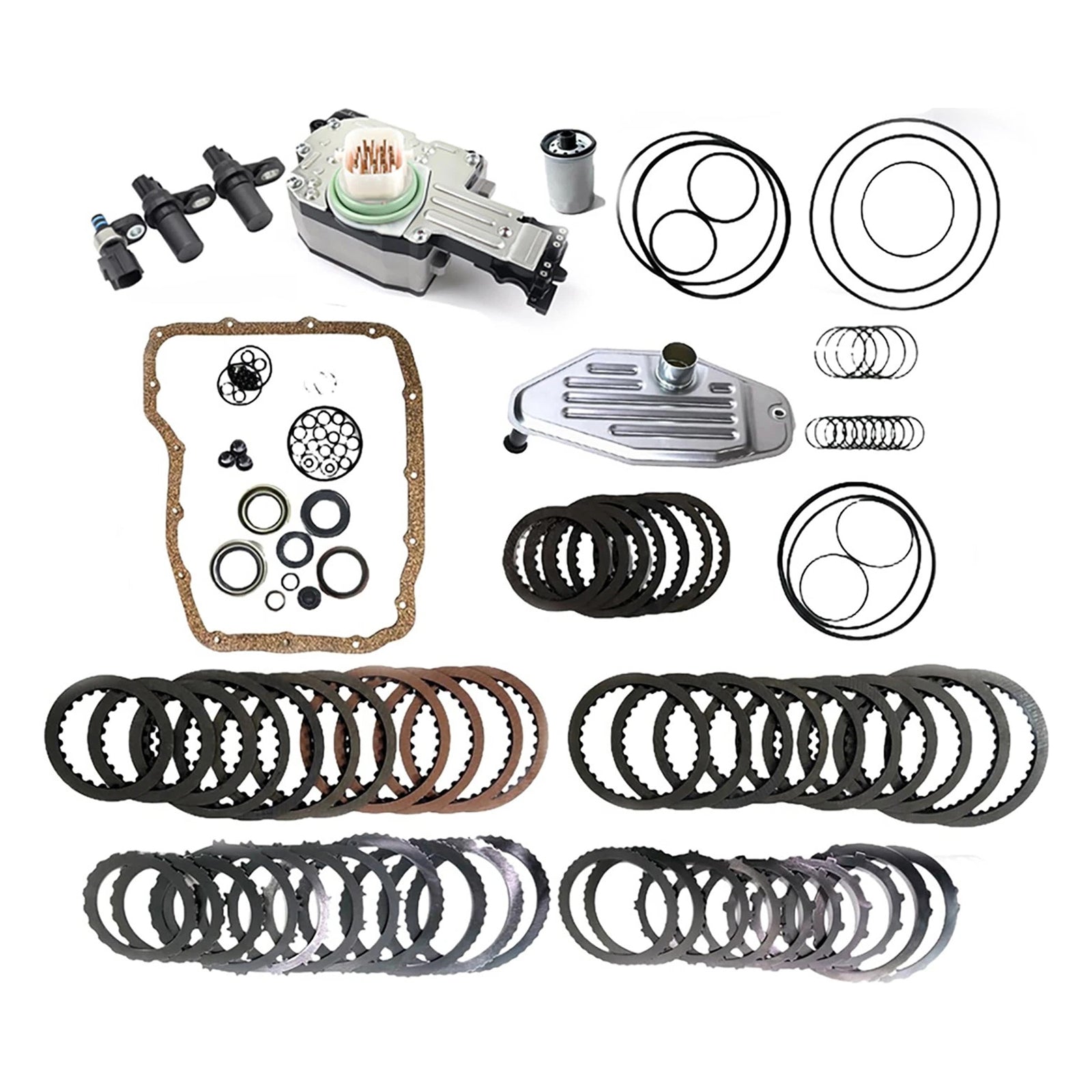 2006-2010 Dodge Dakota 4.7L Transmission Master Rebuild Kit & 4WD Filter Friction Steel 45RFE 545RFE 65RFE
