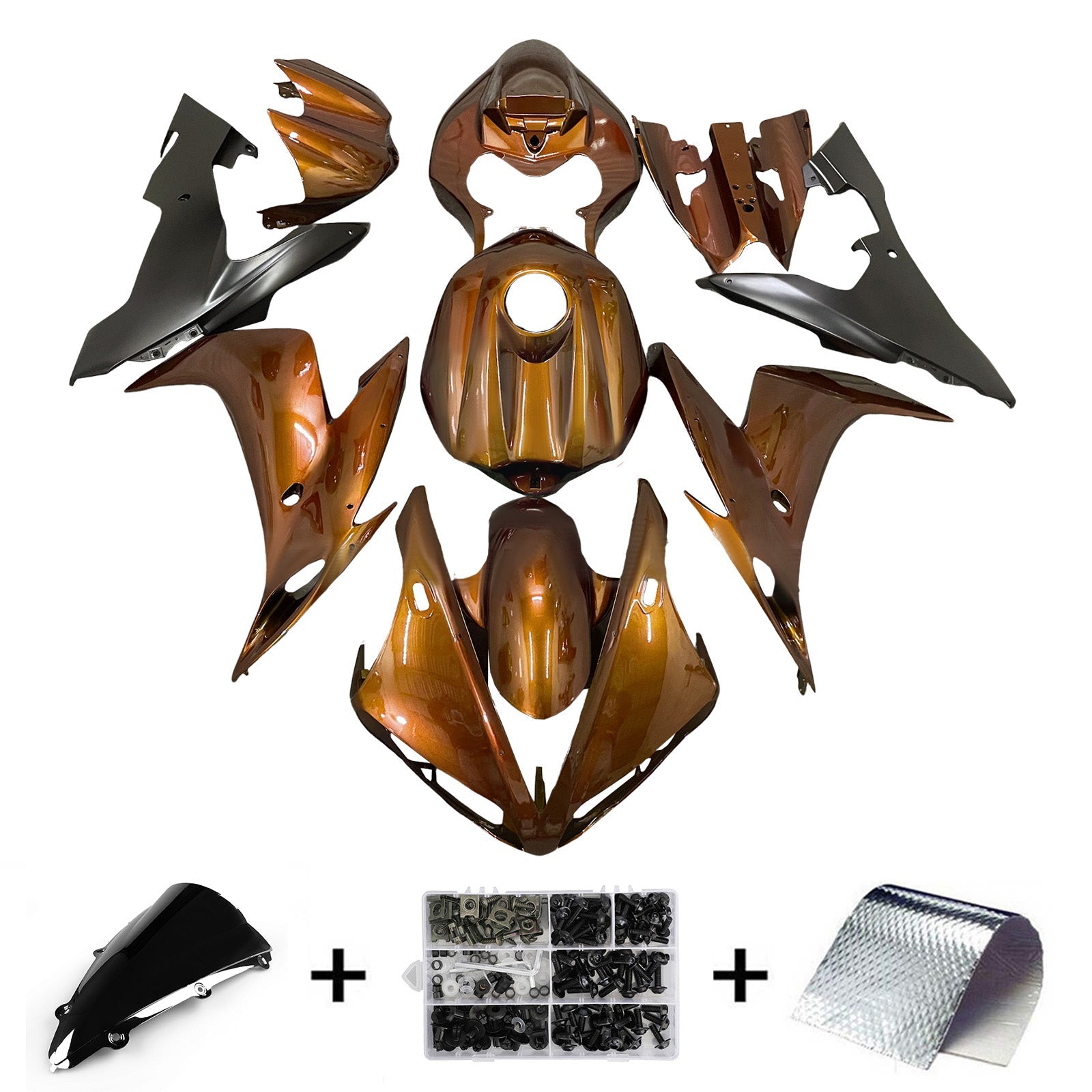 Injection Fairing Kit Bodywork Plastic ABS For Yamaha YZFR1 YZF-R1 2004-2006