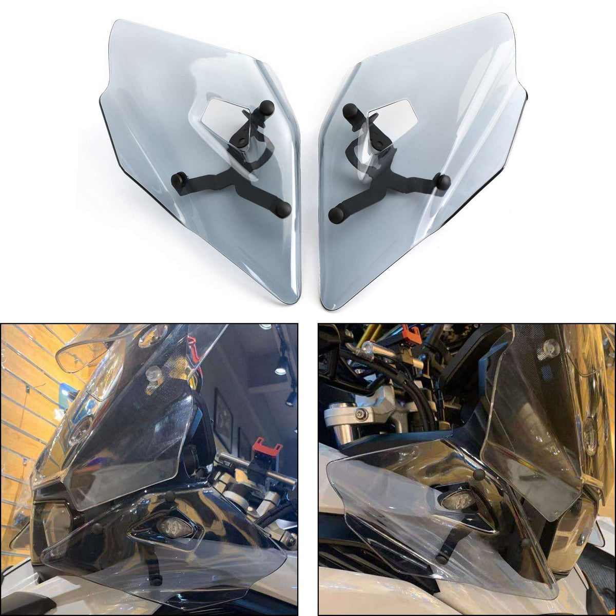 BMW R1200GS R1250GS LC ADV F750GS F850GS 제네릭용 오토바이 디플렉터 사이드 탑