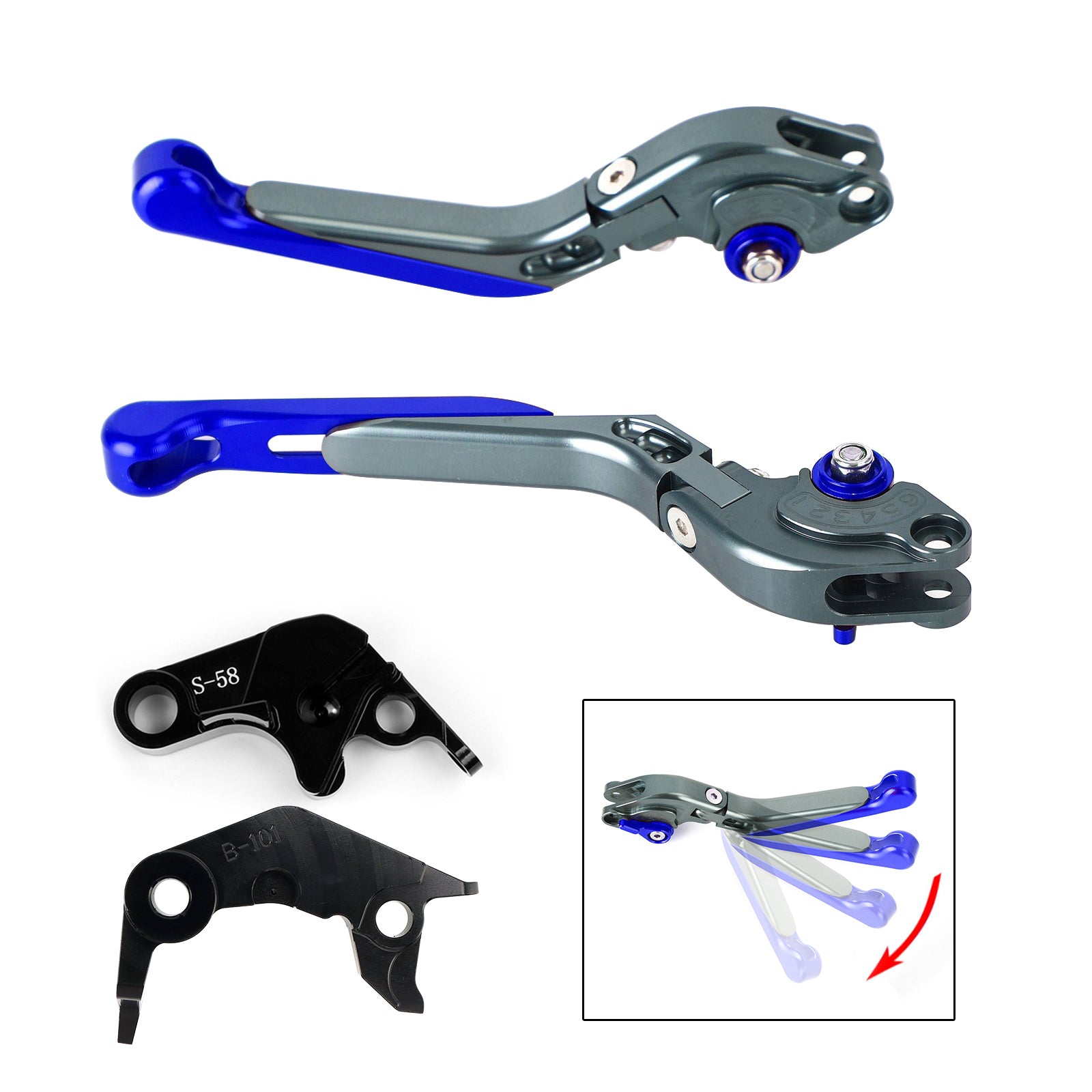 Adjustable Clutch Brake Lever fit for YAMAHA YZF R7 MT-10/SP FZ-10/SP 2022-23