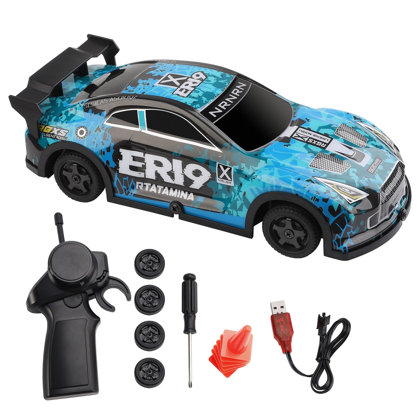Wltoys 22206 RTR 1/22 2.4G 15km/h Racing Car Metal Chassis Toy Gift Blue