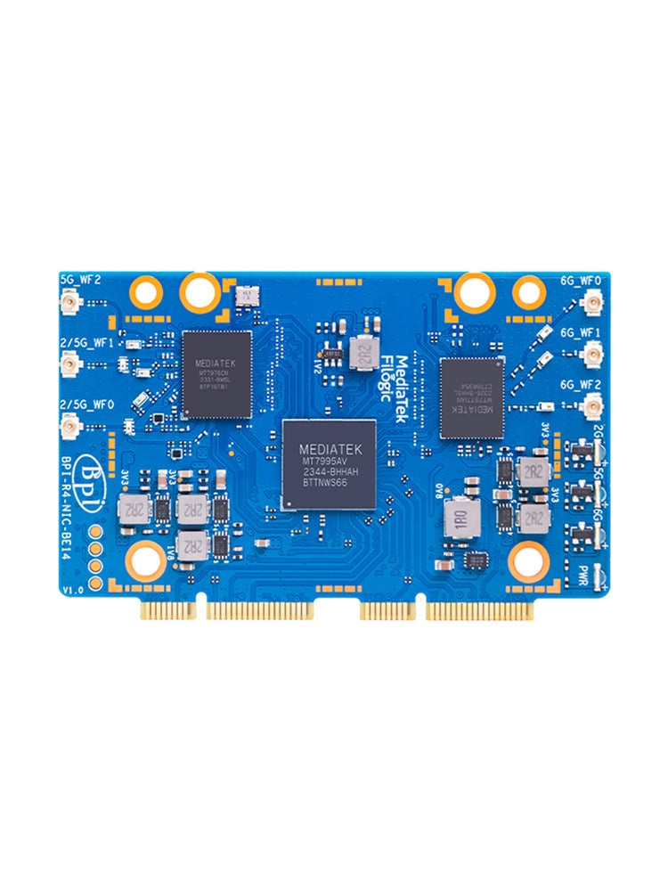 Banana Pi R4 WiFi7 Module BPI-R4-NIC-BE14 Open Source Router BPI-R4-WiFi7 Module
