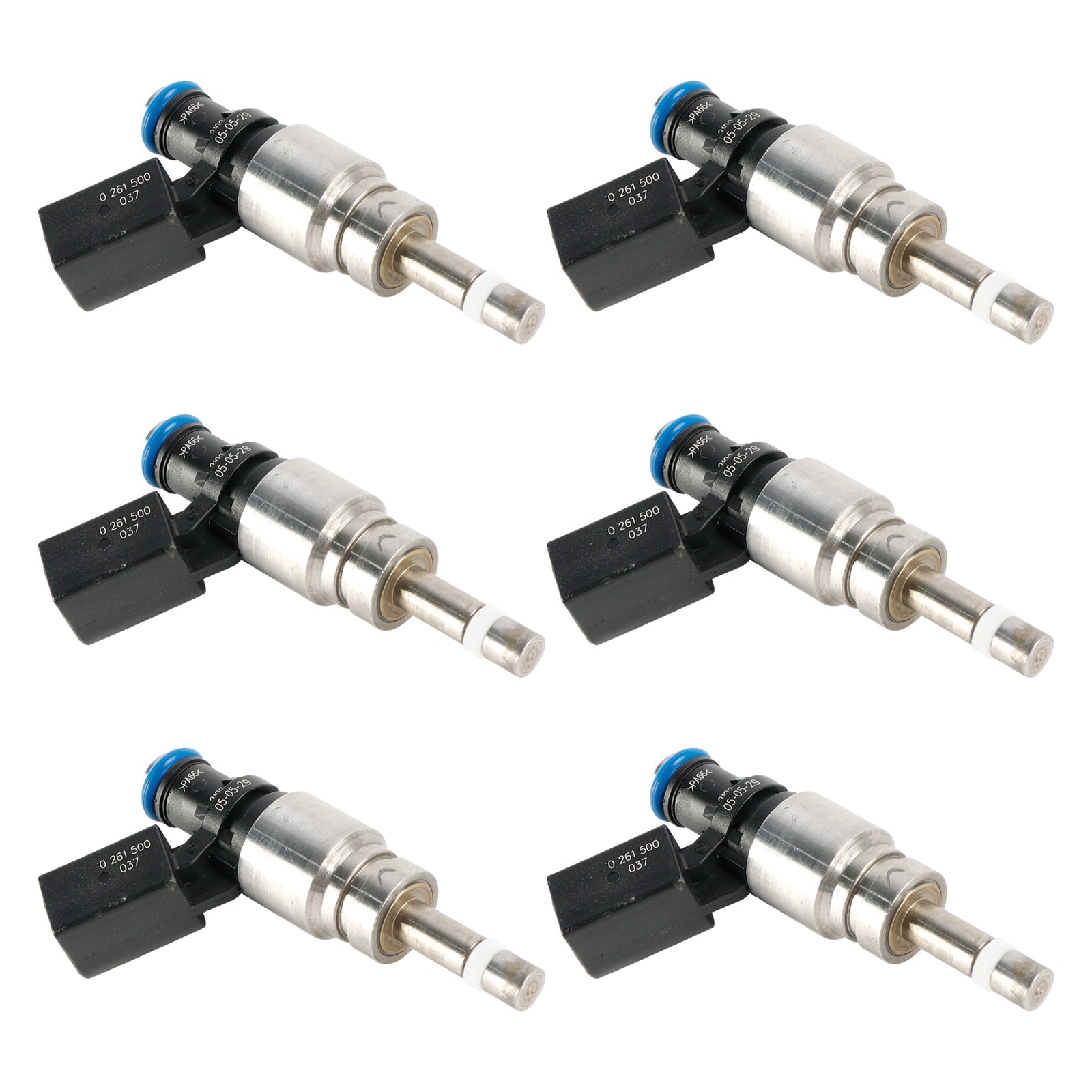 6PCS 연료 인젝터 06E906036F FIT Audi Q5 A4 A5 A6 3.2L V6 2008-2011 0261500037