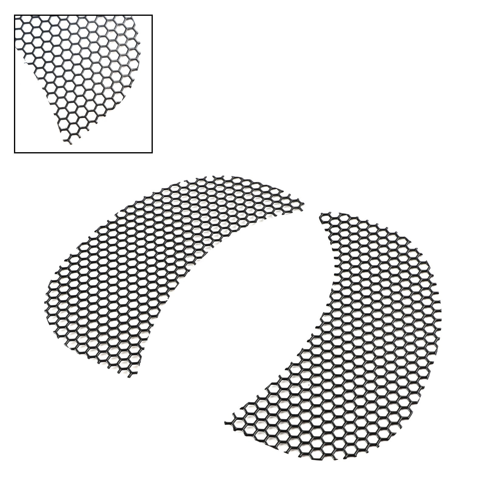 Side Fairing Vent Mesh Cover Fits For Road Glide Fltrx/Xs Fltru 15-21 Chrome